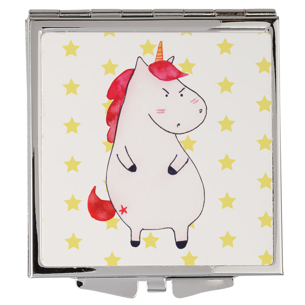 Kwadratowe lusterko do torebki Jednorożec gniew Klappbarer Handspiegel, Handspiegel Für Damen, Klappbarer Taschenspiegel, Kosmetikspiegel Klein, Klappspiegel, Deko Handspiegel, Spiegel Für Schminktasche, Handspiegel Zum Mitnehmen, Handtaschenspiegel, Vintage Kompaktspiegel, Schminkspiegel To Go, Mini Spiegel, Taschenspiegel, Quadratischer Handspiegel, Schminkspiegel Kompakt, Spiegel Für Make-Up Tasche, Kompaktspiegel, Design Taschenspiegel, Handspiegel Mit Hülle, Spiegel Für Handtasche, Runder Taschenspiegel, Tragbarer Spiegel, Reise Spiegel, Spiegel Für Unterwegs, Taschen-Kosmetikspiegel, Handspiegel Geschenkidee, Einhorn, Einhörner, Einhorn Deko, Unicorn, Spaß, Realität, dumme Fragen, lustig, Arbeit, wütend, nein, Ansage, lustlos, Büro, Geschenk