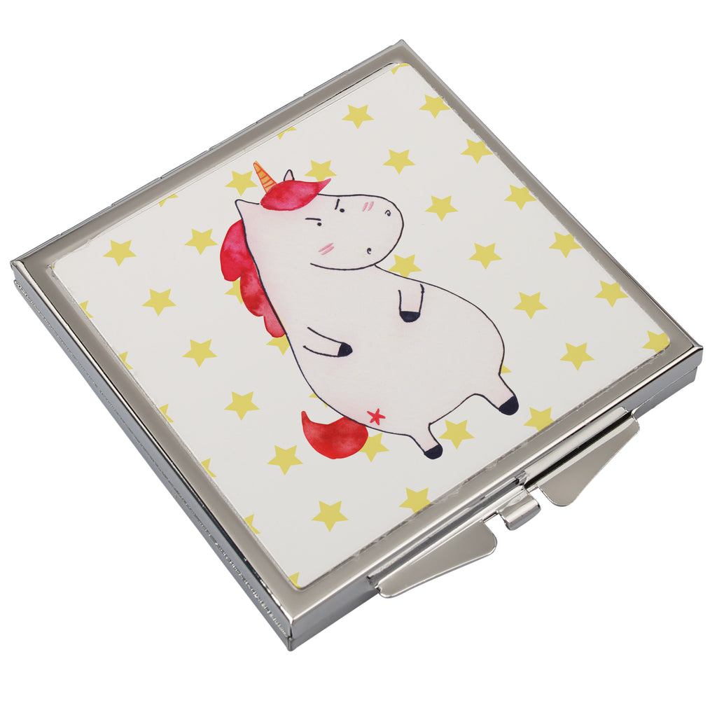 Kwadratowe lusterko do torebki Jednorożec gniew Klappbarer Handspiegel, Handspiegel Für Damen, Klappbarer Taschenspiegel, Kosmetikspiegel Klein, Klappspiegel, Deko Handspiegel, Spiegel Für Schminktasche, Handspiegel Zum Mitnehmen, Handtaschenspiegel, Vintage Kompaktspiegel, Schminkspiegel To Go, Mini Spiegel, Taschenspiegel, Quadratischer Handspiegel, Schminkspiegel Kompakt, Spiegel Für Make-Up Tasche, Kompaktspiegel, Design Taschenspiegel, Handspiegel Mit Hülle, Spiegel Für Handtasche, Runder Taschenspiegel, Tragbarer Spiegel, Reise Spiegel, Spiegel Für Unterwegs, Taschen-Kosmetikspiegel, Handspiegel Geschenkidee, Einhorn, Einhörner, Einhorn Deko, Unicorn, Spaß, Realität, dumme Fragen, lustig, Arbeit, wütend, nein, Ansage, lustlos, Büro, Geschenk