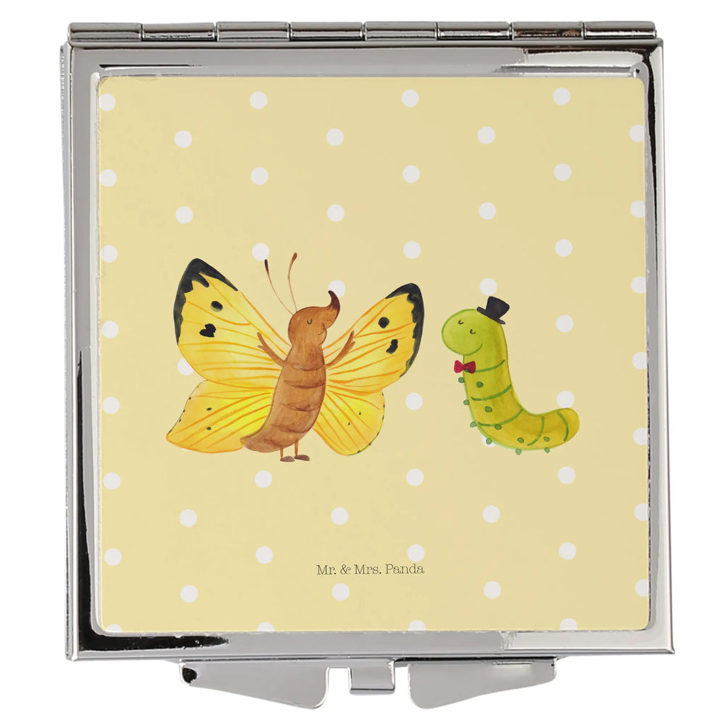 Kwadratowe lusterko do torebki gąsienica motyl Schminkspiegel Kompakt, Handtaschenspiegel, Schminkspiegel To Go, Handspiegel Geschenkidee, Handspiegel Mit Hülle, Kosmetikspiegel Klein, Spiegel Für Handtasche, Taschen-Kosmetikspiegel, Vintage Kompaktspiegel, Spiegel Für Unterwegs, Reise Spiegel, Handspiegel Zum Mitnehmen, Quadratischer Handspiegel, Kompaktspiegel, Silber, Runder Taschenspiegel, Klappbarer Handspiegel, Handspiegel Für Damen, Design Taschenspiegel, Tragbarer Spiegel, Deko Handspiegel, Klappspiegel, Mini Spiegel, Spiegel Für Make-Up Tasche, Taschenspiegel, Spiegel Für Schminktasche, Klappbarer Taschenspiegel, Gute Laune, Tiermotive, Tiere, Lustige Sprüche, Schönheit, Raupe, Aufwachsen, Kokon, Hut, Schmetterling, Zitronenfalter, Erwachsen Werden, Entwicklung, Hütchen
