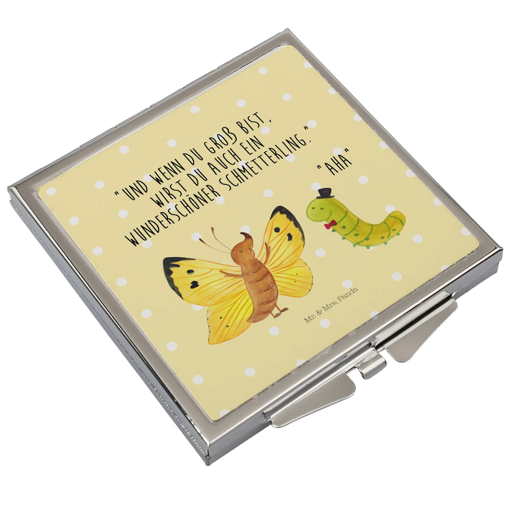 Kwadratowe lusterko do torebki gąsienica motyl Schminkspiegel Kompakt, Handtaschenspiegel, Schminkspiegel To Go, Handspiegel Geschenkidee, Handspiegel Mit Hülle, Kosmetikspiegel Klein, Spiegel Für Handtasche, Taschen-Kosmetikspiegel, Vintage Kompaktspiegel, Spiegel Für Unterwegs, Reise Spiegel, Handspiegel Zum Mitnehmen, Quadratischer Handspiegel, Kompaktspiegel, Silber, Runder Taschenspiegel, Klappbarer Handspiegel, Handspiegel Für Damen, Design Taschenspiegel, Tragbarer Spiegel, Deko Handspiegel, Klappspiegel, Mini Spiegel, Spiegel Für Make-Up Tasche, Taschenspiegel, Spiegel Für Schminktasche, Klappbarer Taschenspiegel, Gute Laune, Tiermotive, Tiere, Lustige Sprüche, Schönheit, Raupe, Aufwachsen, Kokon, Hut, Schmetterling, Zitronenfalter, Erwachsen Werden, Entwicklung, Hütchen