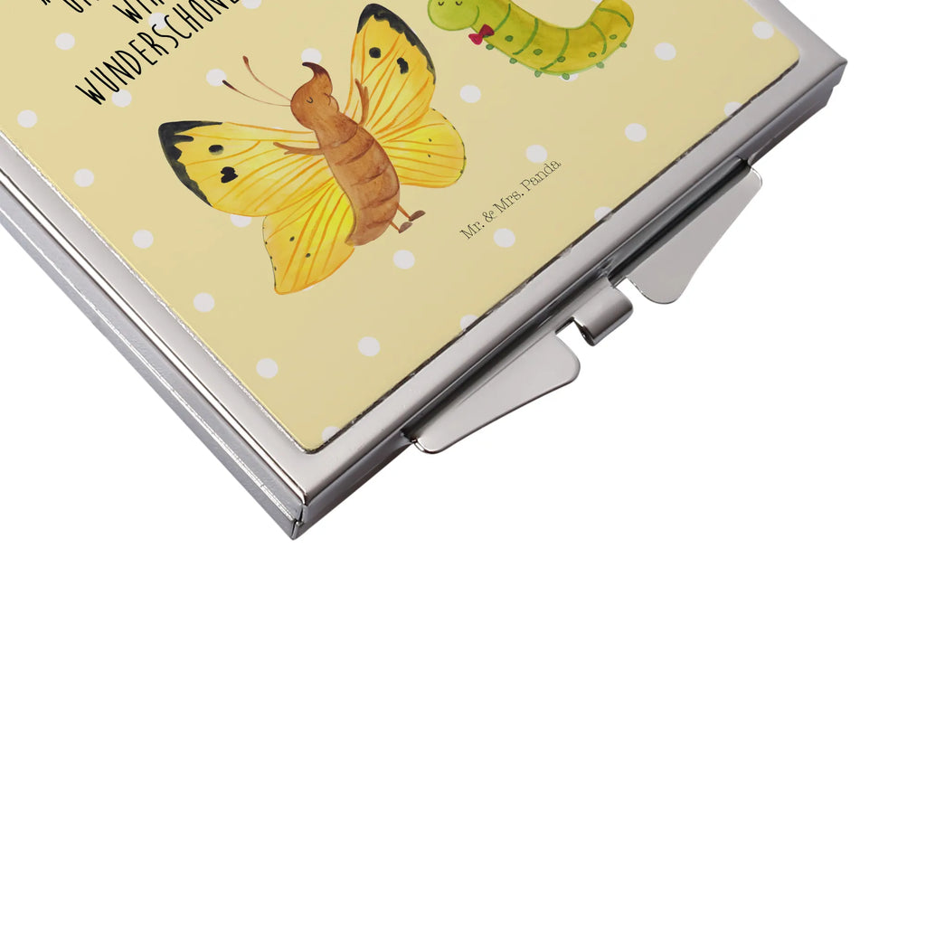 Kwadratowe lusterko do torebki gąsienica motyl Schminkspiegel Kompakt, Handtaschenspiegel, Schminkspiegel To Go, Handspiegel Geschenkidee, Handspiegel Mit Hülle, Kosmetikspiegel Klein, Spiegel Für Handtasche, Taschen-Kosmetikspiegel, Vintage Kompaktspiegel, Spiegel Für Unterwegs, Reise Spiegel, Handspiegel Zum Mitnehmen, Quadratischer Handspiegel, Kompaktspiegel, Silber, Runder Taschenspiegel, Klappbarer Handspiegel, Handspiegel Für Damen, Design Taschenspiegel, Tragbarer Spiegel, Deko Handspiegel, Klappspiegel, Mini Spiegel, Spiegel Für Make-Up Tasche, Taschenspiegel, Spiegel Für Schminktasche, Klappbarer Taschenspiegel, Gute Laune, Tiermotive, Tiere, Lustige Sprüche, Schönheit, Raupe, Aufwachsen, Kokon, Hut, Schmetterling, Zitronenfalter, Erwachsen Werden, Entwicklung, Hütchen