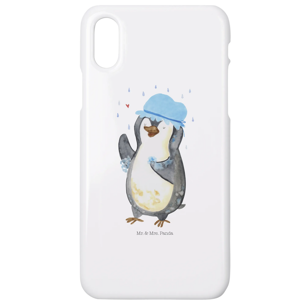 Phone case Penguin have a shower Iphone 10, Cover, Handy, Handyhülle, Hülle, Handycover, Handy Case, Iphone X, Pinguin, Neuanfang, Dusche, Neustart, Motivation, glücklich sein, Duschen, Lebensmotto, Pinguine