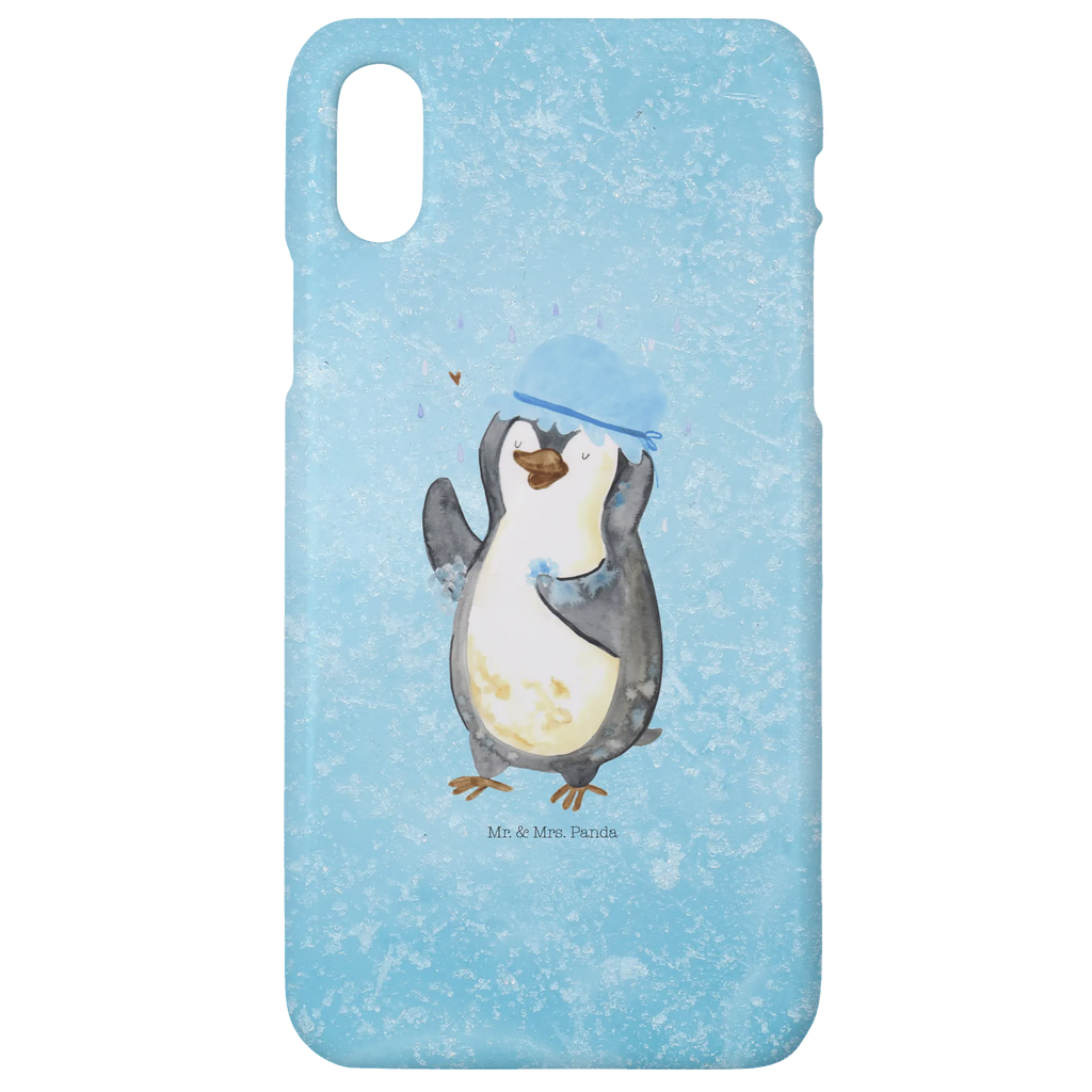 Phone case Penguin have a shower Iphone 10, Cover, Handy, Handyhülle, Hülle, Handycover, Handy Case, Iphone X, Pinguin, Neuanfang, Dusche, Neustart, Motivation, glücklich sein, Duschen, Lebensmotto, Pinguine