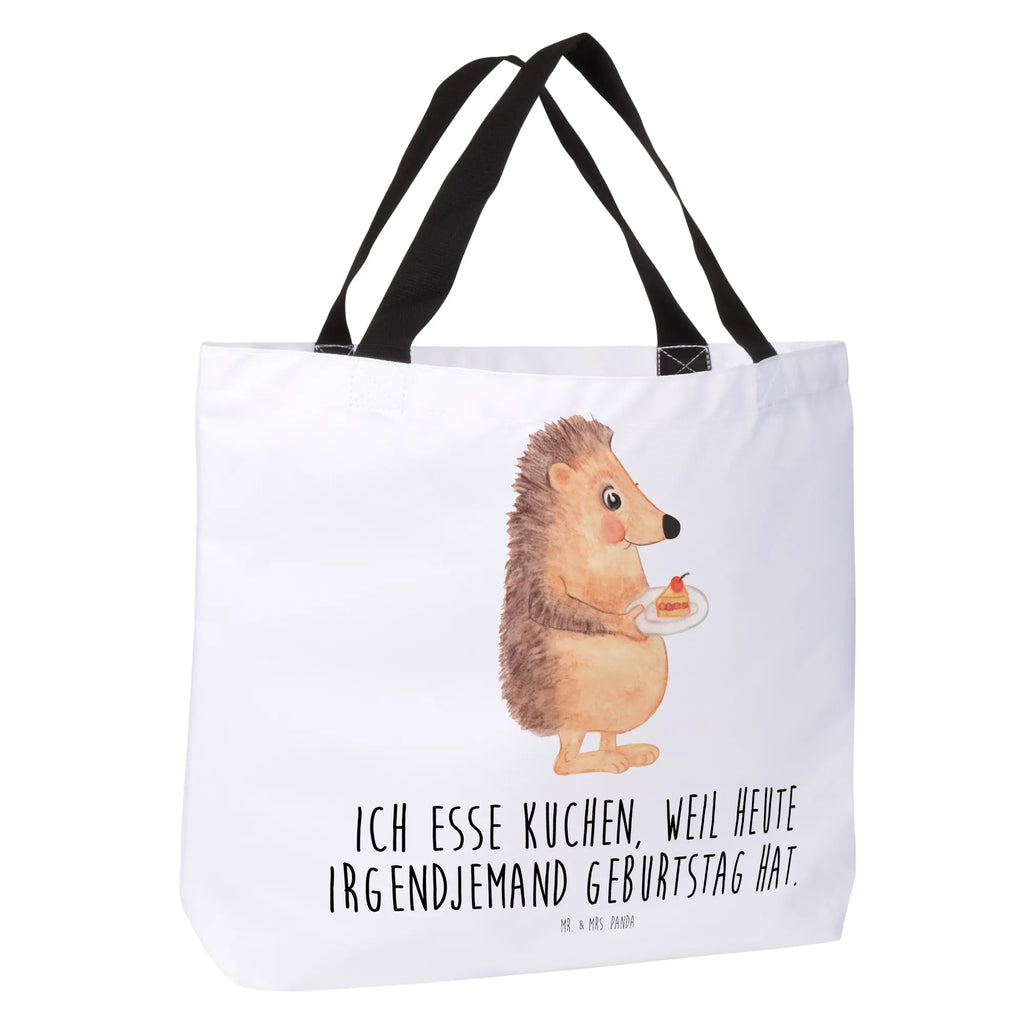 Shopper jeż kawałek ciasta Tragebeutel, Stofftasche, Shopper, Strandtasche, Schulbeutel, Einkaufsbeutel, Ausflug, XL, Schultertasche, Beutel, Freizeittasche, Tüte, Schultasche, Einkaufstasche, XXL Tasche, Alltagstasche, Gute Laune, Lustige Sprüche, Tiermotive, Tiere, Einladung Party, Torte, Essen Spruch, Backen Geschenk, Igel, Geburtstagskuchen, Kuchen, Kuchen Backen