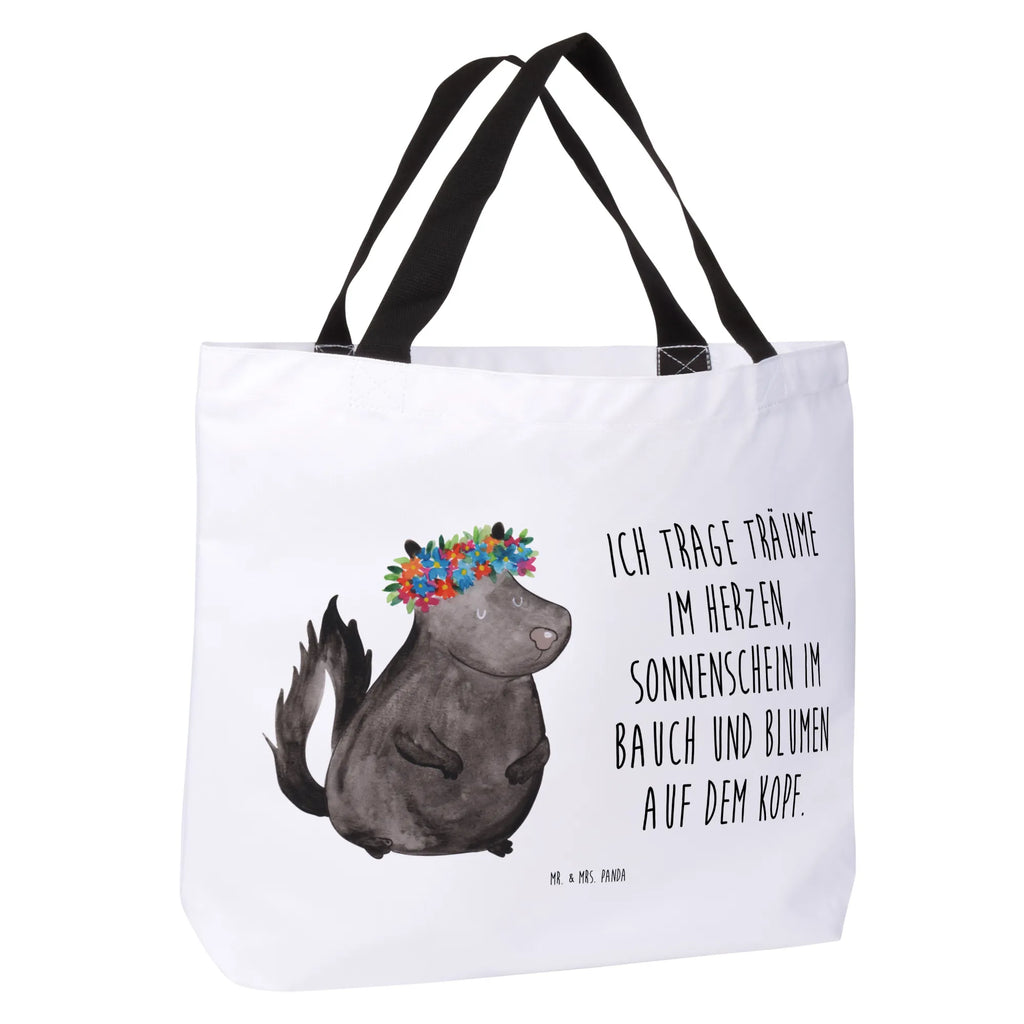 Shopper skunks dziewczynka Ausflug, Einkaufstasche, Schultertasche, Tragebeutel, Einkaufsbeutel, XL, XXL Tasche, Schulbeutel, Tüte, Strandtasche, Schultasche, Beutel, Shopper, Alltagstasche, Stofftasche, Freizeittasche, Stinktier, Skunk, Stinker, Wildtier, Stinki, Yoga, Namaste, Raubtier