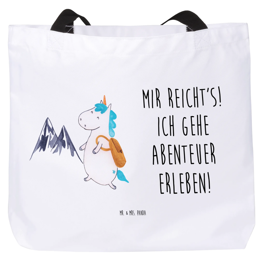 Shopper unicorn climber Tasche, Beutel, Strandtasche, Tragebeutel, Einkaufsbeutel, Einkaufstasche, Shopper, Schulbeutel, Freizeittasche, Schultasche, Alltagstasche, Einhorn, Einhörner, Einhorn Deko, Unicorn, Reisen, Bergsteiger, Abenteuer, Urlaub, Berge, Abenteurer, Weltreise, Weltenbummler, Entdecker