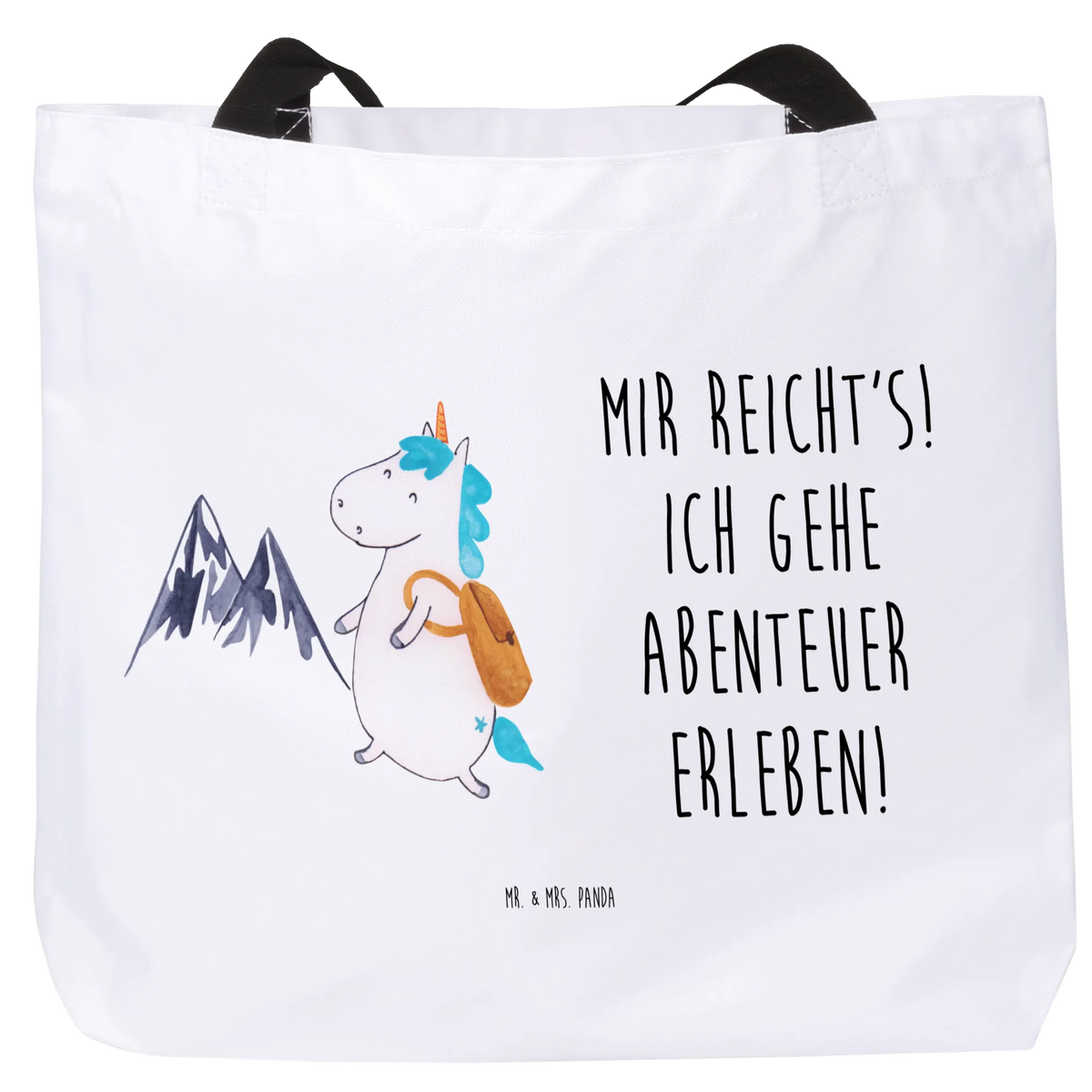 Shopper Einhorn Bergsteiger