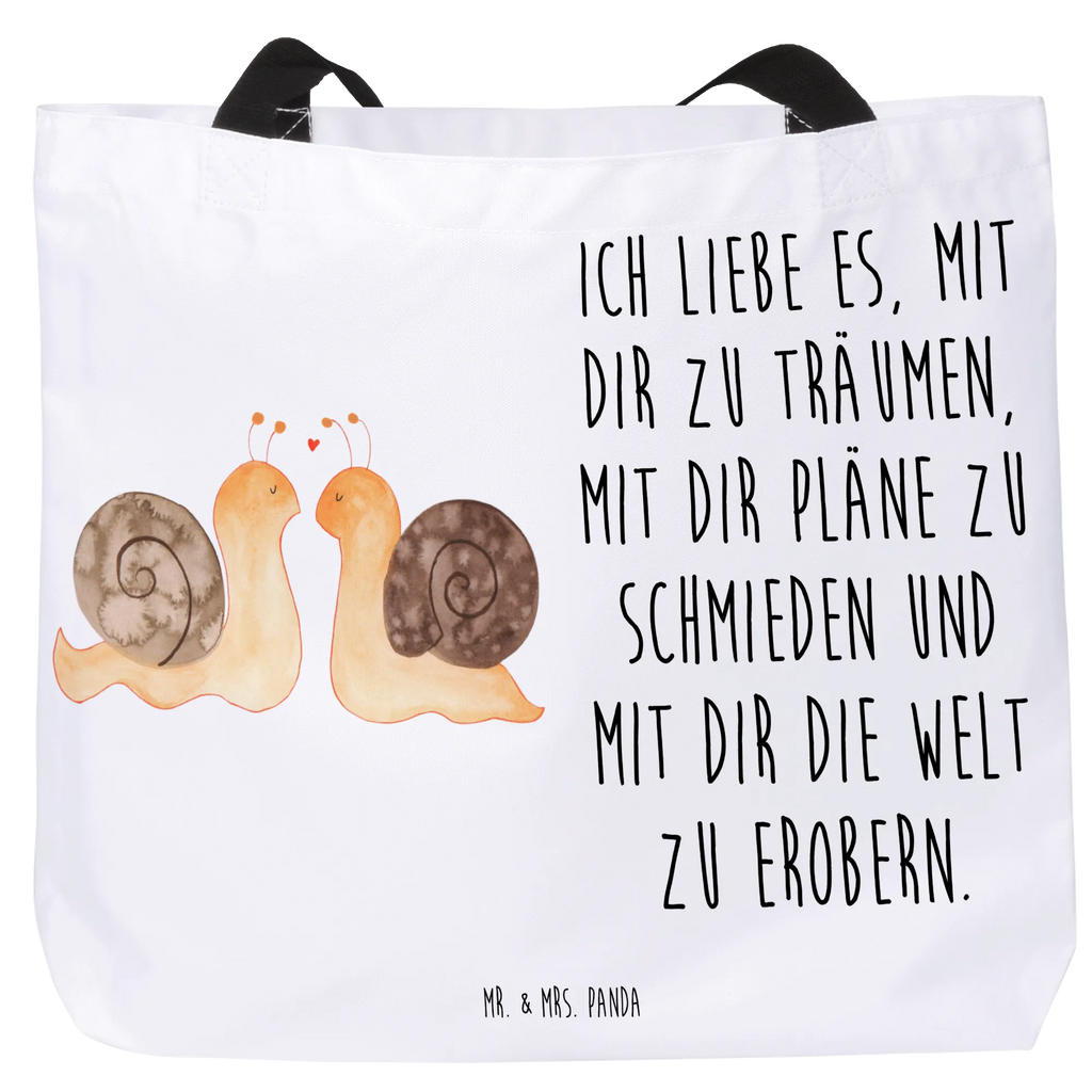 Shopper Schnecken Liebe Einkaufsbeutel, Beutel, Einkaufstasche, Strandtasche, Schulbeutel, Shopper, Tasche, Alltagstasche, Tragebeutel, Freizeittasche, Schultasche, Liebe, Partner, Freund, Freundin, Ehemann, Ehefrau, Heiraten, Verlobung, Heiratsantrag, Liebesgeschenk, Jahrestag, Hocheitstag