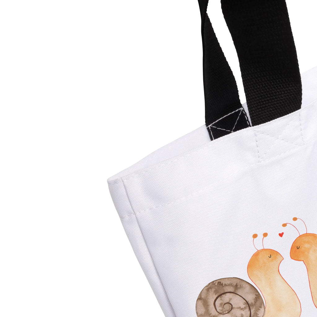 Shopper Schnecken Liebe Einkaufsbeutel, Beutel, Einkaufstasche, Strandtasche, Schulbeutel, Shopper, Tasche, Alltagstasche, Tragebeutel, Freizeittasche, Schultasche, Liebe, Partner, Freund, Freundin, Ehemann, Ehefrau, Heiraten, Verlobung, Heiratsantrag, Liebesgeschenk, Jahrestag, Hocheitstag