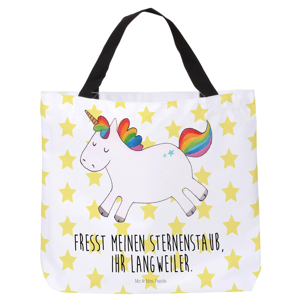 Shopper unicorn happy Tasche, Freizeittasche, Tragebeutel, Einkaufstasche, Shopper, Beutel, Schultasche, Alltagstasche, Strandtasche, Schulbeutel, Einkaufsbeutel, Einhorn, Einhörner, Einhorn Deko, Unicorn, glücklich, spannend, witzig, Lebensfreude, Freude, Spaß, Lachen, Lächeln, fröhlich