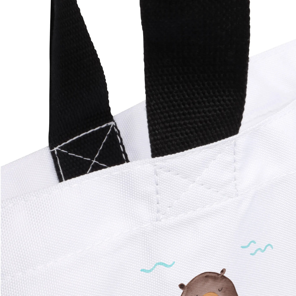 Shopper otter Water Lily Schultertasche, Beutel, Einkaufsbeutel, Schulbeutel, Strandtasche, Freizeittasche, Stofftasche, Tragebeutel, Shopper, XXL Tasche, Einkaufstasche, XL, Tüte, Schultasche, Ausflug, Alltagstasche, Otter, Fischotter, Seeotter, Otter Seeotter See Otter