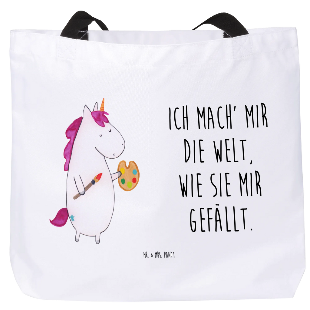 Shopper unicorn Artist shopping bag, handle bag, bag, carrier bag, woman, shopper, large, beach bag, XXL, unicorn, unicorns, Unicorn, Brush, English, Gift, Painter gift, Painting, Pen, World, Drawing, Artist present, Artist, Artist gift