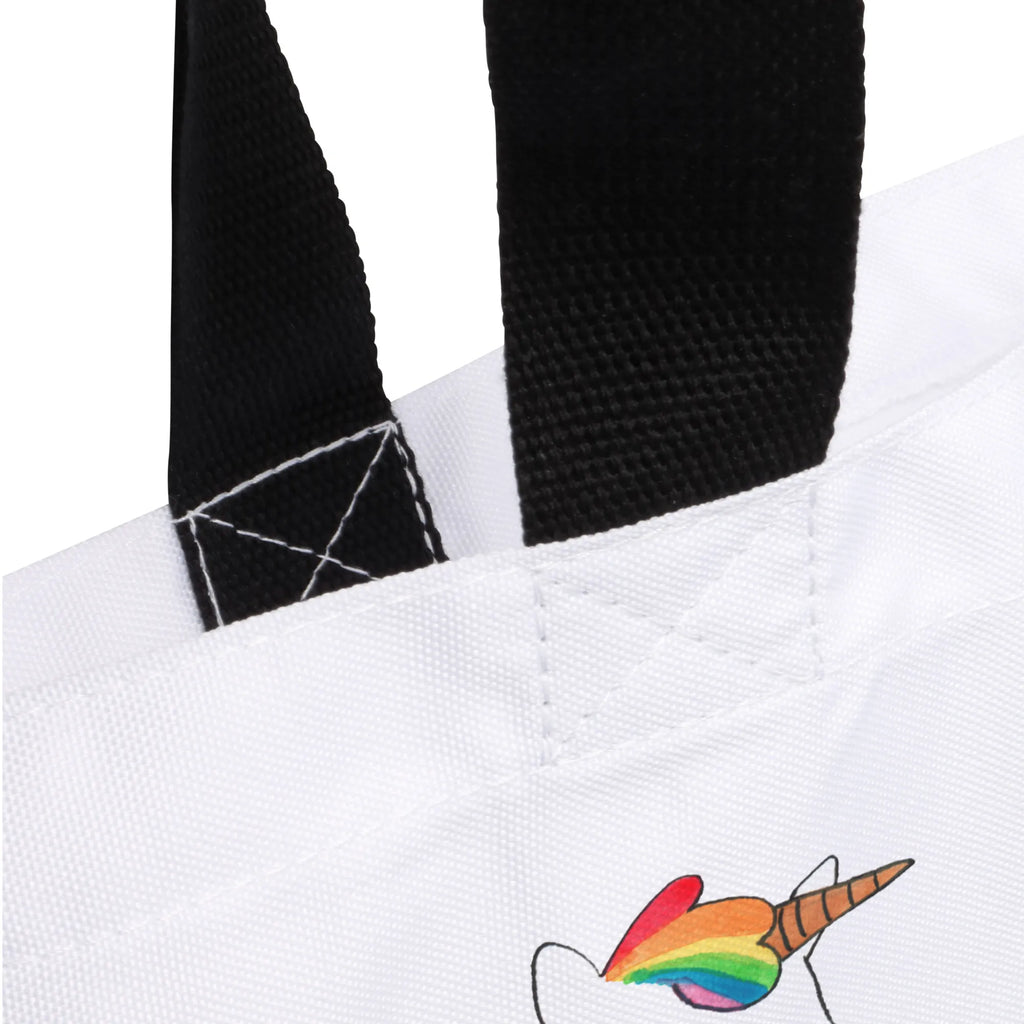 Shopper unicorn Sad Alltagstasche, Beutel, Einkaufsbeutel, Tasche, Schulbeutel, Strandtasche, Tragebeutel, Shopper, Schultasche, Freizeittasche, Einkaufstasche, Einhorn, Einhörner, Einhorn Deko, Unicorn, Blume, Liebe, Glitzer, Grußkarte, Trösten. Freundschaft, Freunde, Trauer