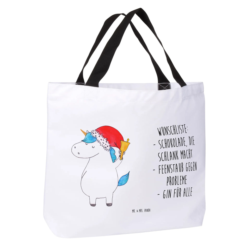 Shopper Einhorn Weihnachtsmann Beutel, Einkaufstasche, Schultertasche, Tragebeutel, Tüte, Shopper, Freizeittasche, Schultasche, XL, Alltagstasche, Einkaufsbeutel, Stofftasche, Ausflug, XXL Tasche, Schulbeutel, Strandtasche, Unicorn, Einhorn, Einhörner, Einhorn Deko, Feenstaub, Gin, Schokolade, Weihnachten, Wunschzettel, Nikolaus, Schoki, Wunschliste, Weihnachtsmann