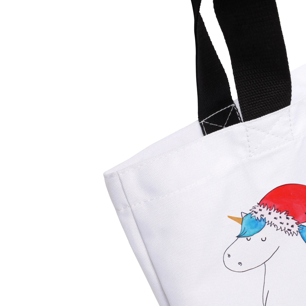 Shopper Einhorn Weihnachtsmann Beutel, Einkaufstasche, Schultertasche, Tragebeutel, Tüte, Shopper, Freizeittasche, Schultasche, XL, Alltagstasche, Einkaufsbeutel, Stofftasche, Ausflug, XXL Tasche, Schulbeutel, Strandtasche, Unicorn, Einhorn, Einhörner, Einhorn Deko, Feenstaub, Gin, Schokolade, Weihnachten, Wunschzettel, Nikolaus, Schoki, Wunschliste, Weihnachtsmann