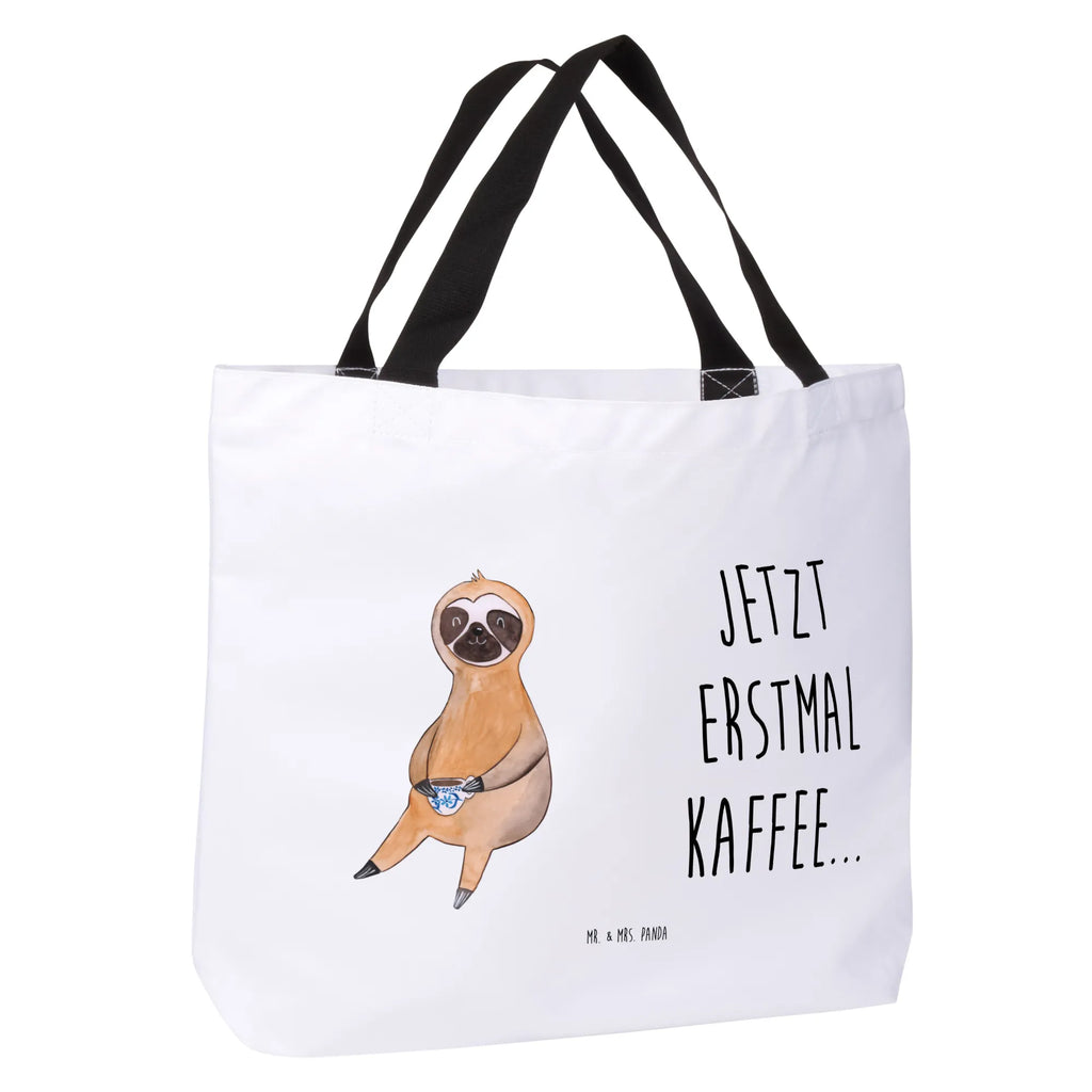 Shopper Faultier Kaffee XXL Tasche, Tüte, Tragebeutel, Einkaufsbeutel, XL, Stofftasche, Ausflug, Freizeittasche, Schultertasche, Shopper, Schulbeutel, Einkaufstasche, Schultasche, Alltagstasche, Strandtasche, Beutel, Faultier, Faultier Geschenk, Faultier Deko, Genießer, Faultiere, Morgenmuffel, Kaffeetasse, Coffee, Erster Kaffee, faul, Kaffeegetränk, Kaffee, Lieblingstier, Frühaufsteher