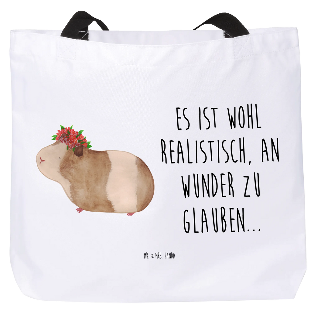 Shopper Meerschweinchen weise Beutel, Strandtasche, Einkaufstasche, Alltagstasche, Tasche, Freizeittasche, Shopper, Schulbeutel, Einkaufsbeutel, Schultasche, Tragebeutel, Tiermotive, Gute Laune, lustige Sprüche, Tiere, Meerschweinchen, Wunderland, Meerie, Meeries, Realität, Blumenkind, Motivation, Wunder, Spruch, Weisheit