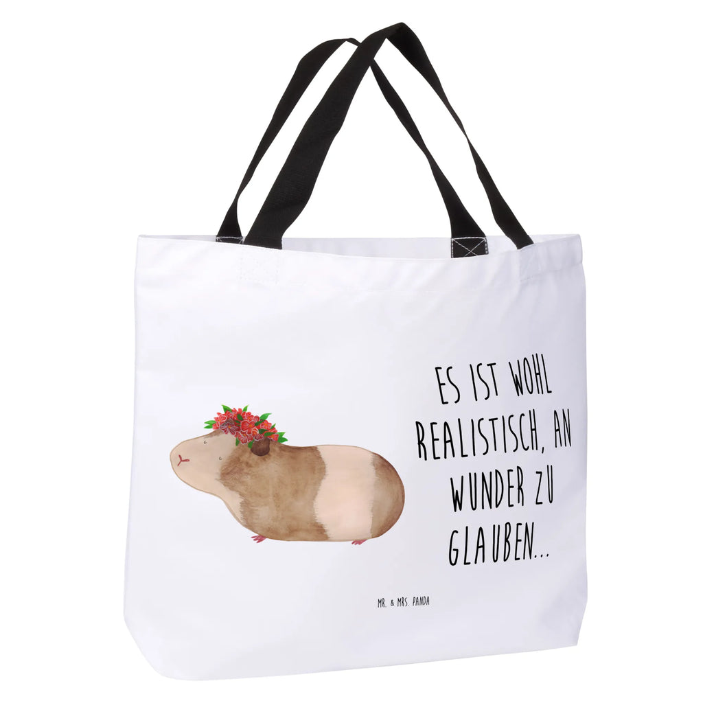 Shopper Meerschweinchen weise Beutel, Strandtasche, Einkaufstasche, Alltagstasche, Tasche, Freizeittasche, Shopper, Schulbeutel, Einkaufsbeutel, Schultasche, Tragebeutel, Tiermotive, Gute Laune, lustige Sprüche, Tiere, Meerschweinchen, Wunderland, Meerie, Meeries, Realität, Blumenkind, Motivation, Wunder, Spruch, Weisheit