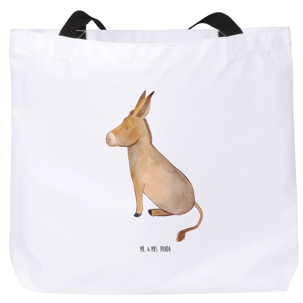 Shopper Donkey Ausflug, Schulbeutel, Shopper, Schultasche, Einkaufstasche, Einkaufsbeutel, Tragebeutel, XXL Tasche, Stofftasche, Strandtasche, Beutel, Tüte, Alltagstasche, Schultertasche, Freizeittasche, XL, Lustige Sprüche, Tiere, Tiermotive, Gute Laune, Erfolg, Lebensglück, Positive Gedanken, Mut, Lebensmut, Zuversicht, Weisheit, Lebensziel, Ziel, Tapferkeit, Esel