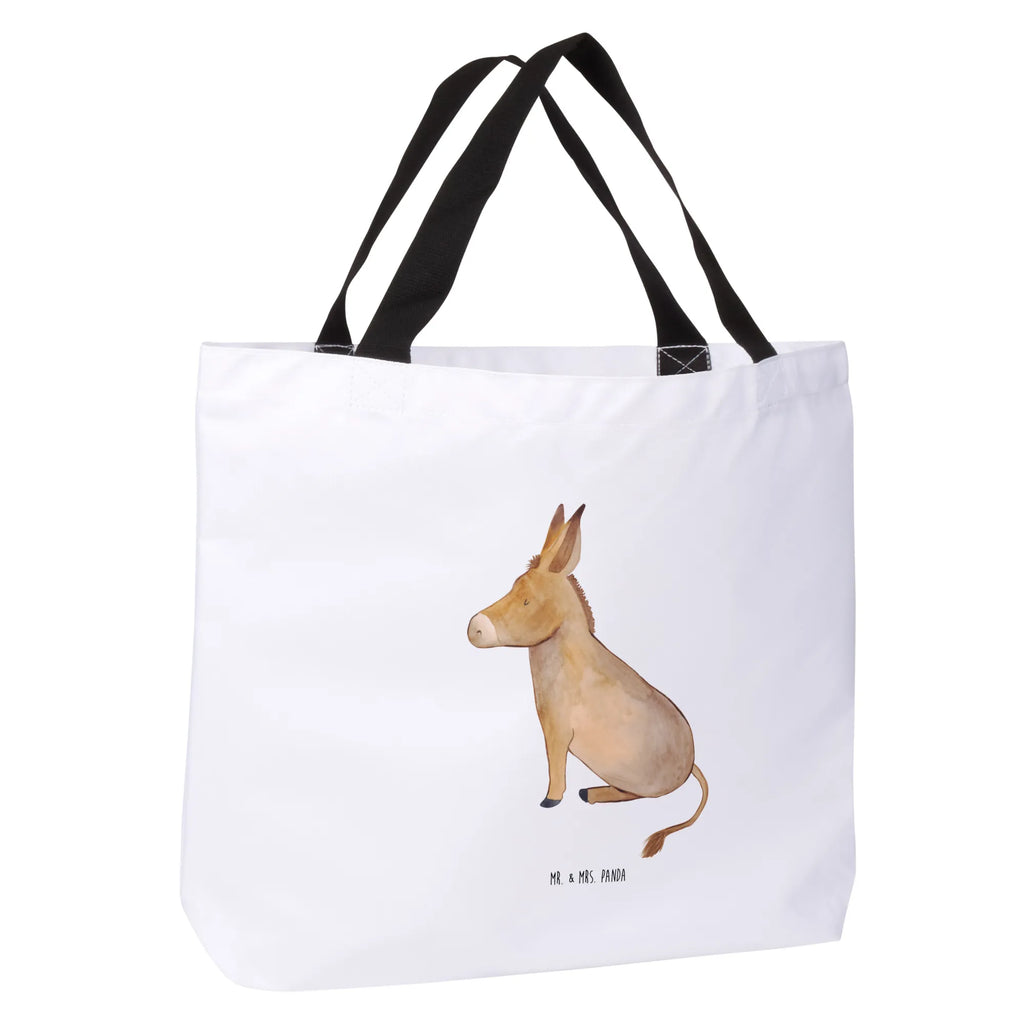 Shopper Donkey Ausflug, Schulbeutel, Shopper, Schultasche, Einkaufstasche, Einkaufsbeutel, Tragebeutel, XXL Tasche, Stofftasche, Strandtasche, Beutel, Tüte, Alltagstasche, Schultertasche, Freizeittasche, XL, Lustige Sprüche, Tiere, Tiermotive, Gute Laune, Erfolg, Lebensglück, Positive Gedanken, Mut, Lebensmut, Zuversicht, Weisheit, Lebensziel, Ziel, Tapferkeit, Esel