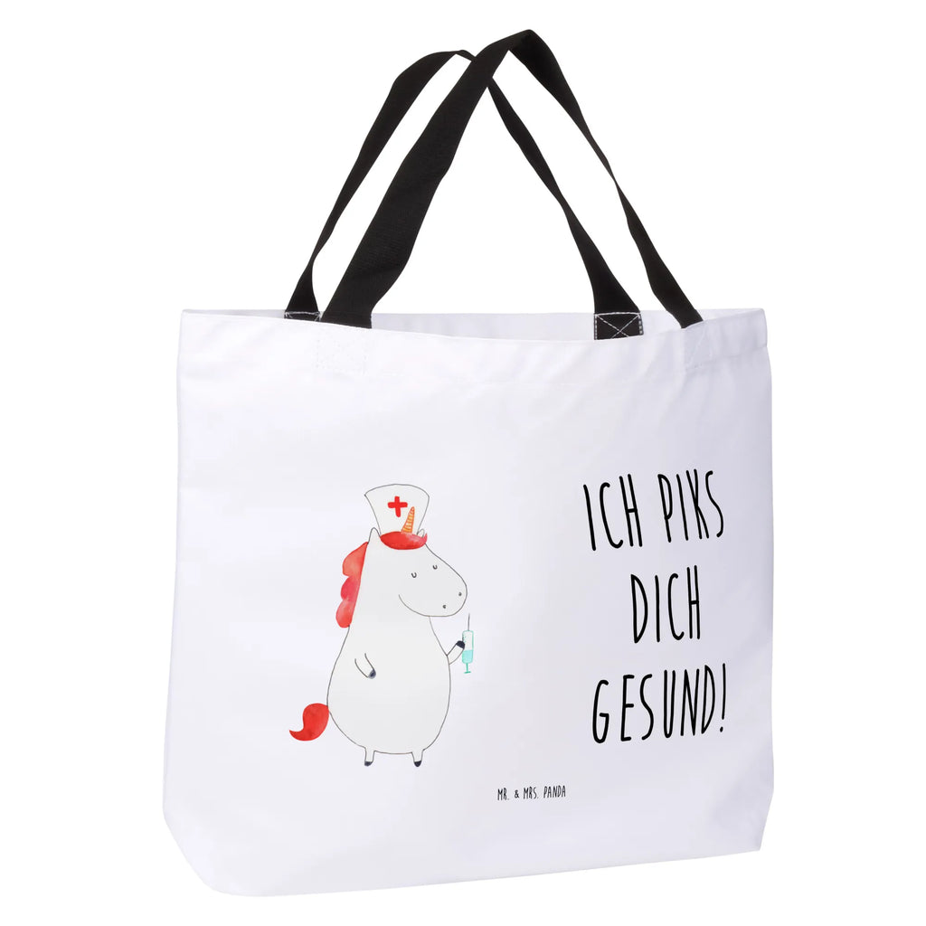 Shopper Einhorn Krankenschwester Strandtasche, Einkaufsbeutel, Shopper, Beutel, Alltagstasche, Tasche, Freizeittasche, Tragebeutel, Schultasche, Schulbeutel, Einkaufstasche, Einhorn, Einhörner, Einhorn Deko, Unicorn, Krankenpfleger Geschenk, Krankenhaus, Krankenpflegerin, Krankenschwester Dankeschön, Ärztin Geschenk, Krankenschwester Geschenk