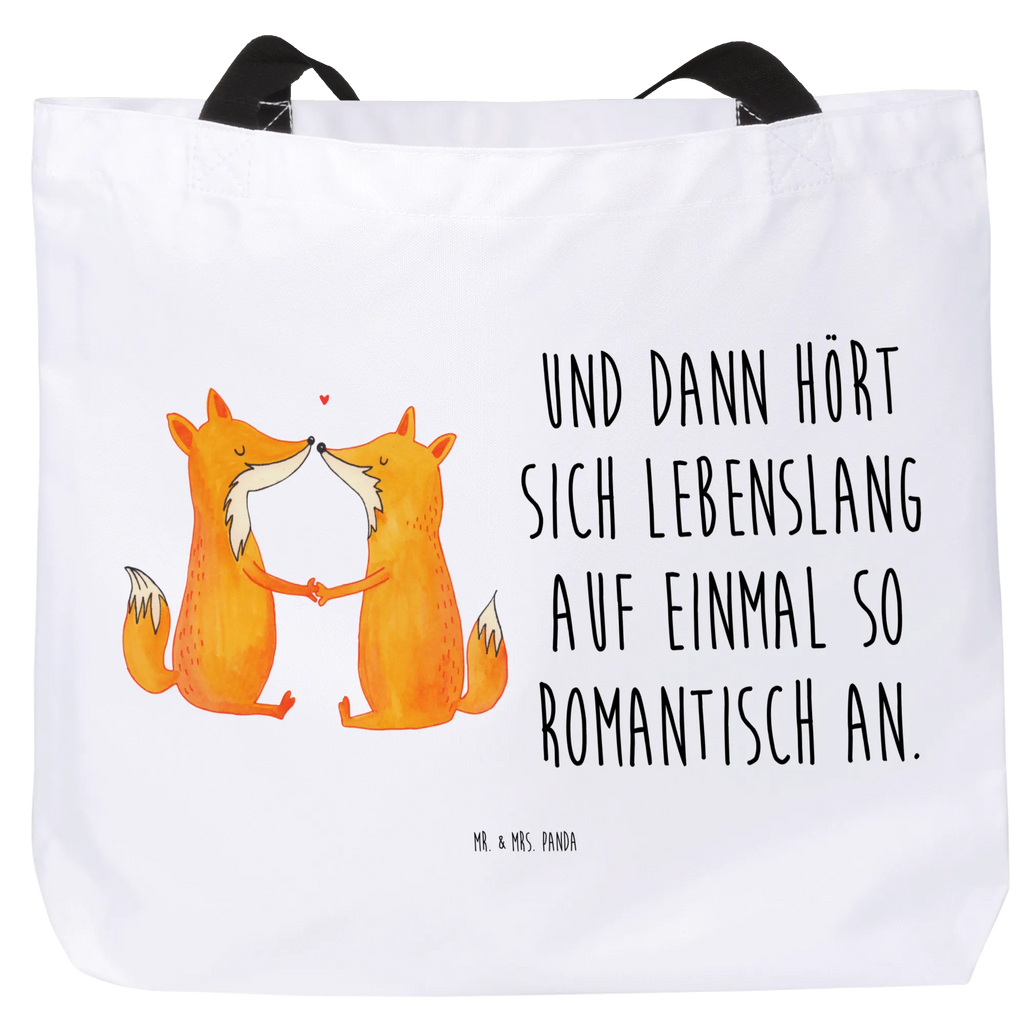 Shopper Füchse Liebe Beutel, Tüte, Einkaufsbeutel, XXL Tasche, Shopper, Schultasche, Stofftasche, Schulbeutel, Einkaufstasche, Alltagstasche, Freizeittasche, XL, Schultertasche, Ausflug, Tragebeutel, Strandtasche, Fuchs, Freund, Liebespaar, Paar, Fox, Ehe, Liebe, Füchse, Partner, Freundin, Ehemann, Verlobte, Liebesbeweis, Ehefrau