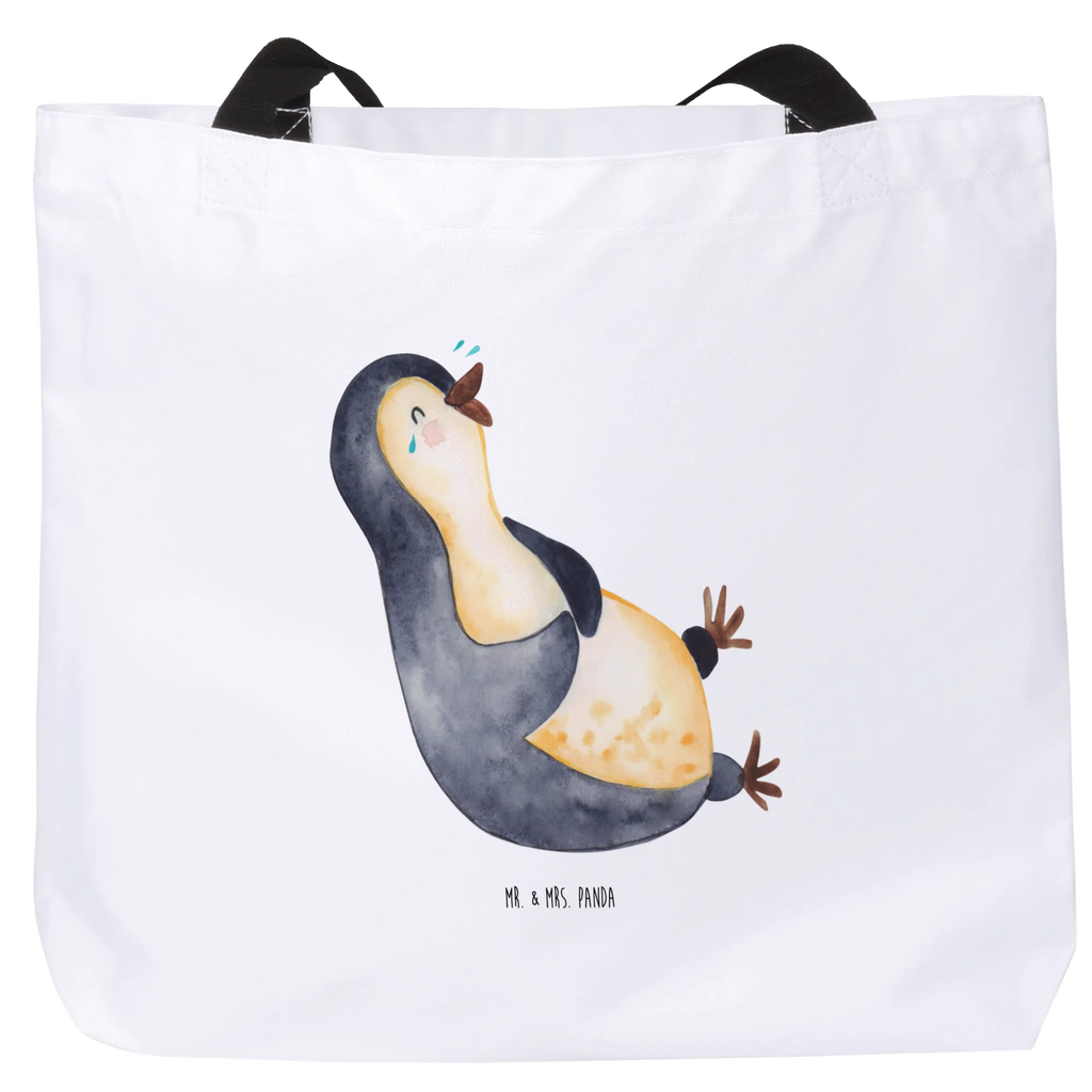 Shopper Penguin Laugh Beutel, Schultertasche, Freizeittasche, Tüte, Alltagstasche, Shopper, Einkaufstasche, Strandtasche, Stofftasche, Schultasche, Schulbeutel, XL, Einkaufsbeutel, XXL Tasche, Tragebeutel, Ausflug, Pinguin, Humor, Optimismus, Pinguine, Fröhlichkeit, Lachen, Fröhlich, Lustiger Spruch