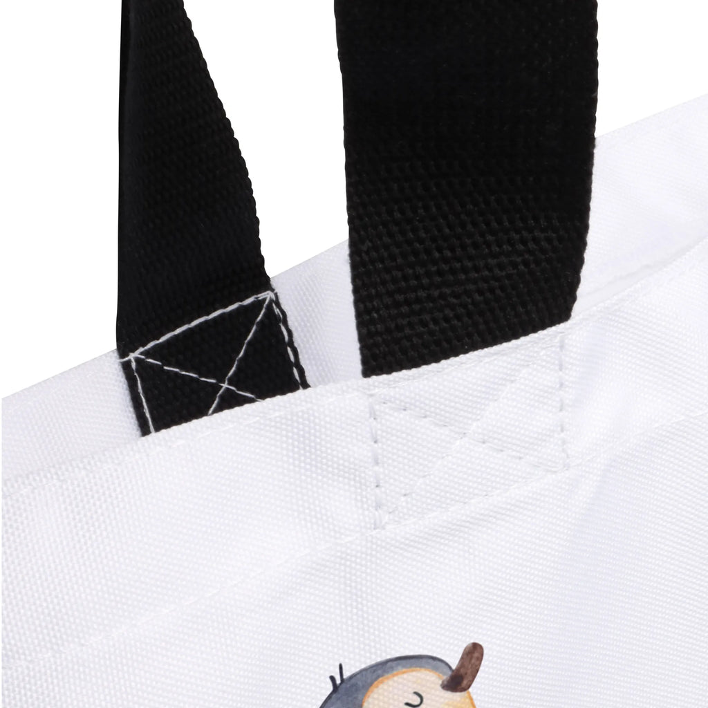 Shopper Penguin march Schultasche, Schulbeutel, Alltagstasche, Strandtasche, XL, Schultertasche, Einkaufstasche, Stofftasche, Ausflug, Tragebeutel, Einkaufsbeutel, Freizeittasche, Beutel, Shopper, XXL Tasche, Tüte, Pinguin, Frühaufsteher, Schwester, Pinguine, Langschläfer, Bruder, Familie