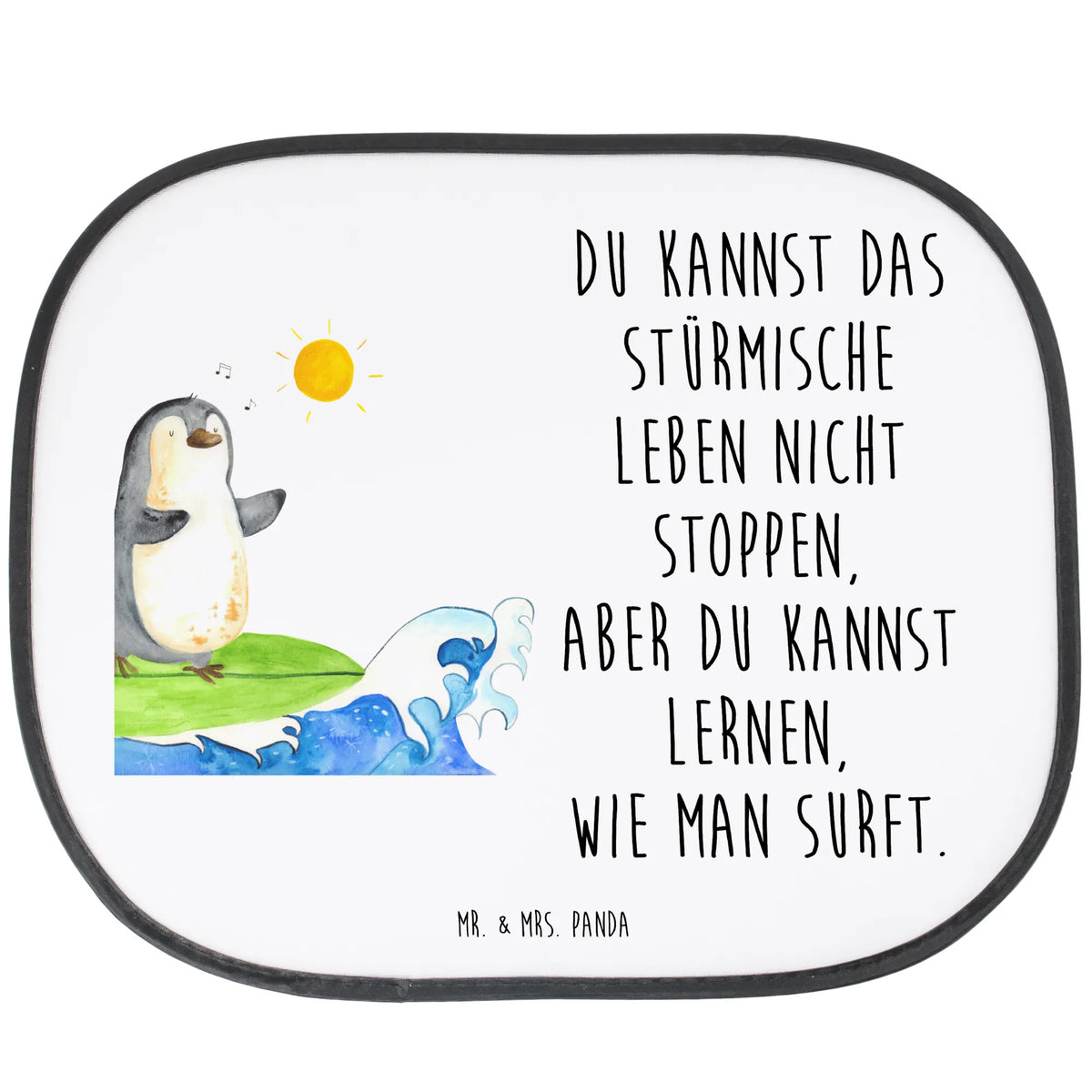 Car sun shade Penguin surfer North Pole, Penguins, wave riding, holidays, penguins, surfing, waves, surfers