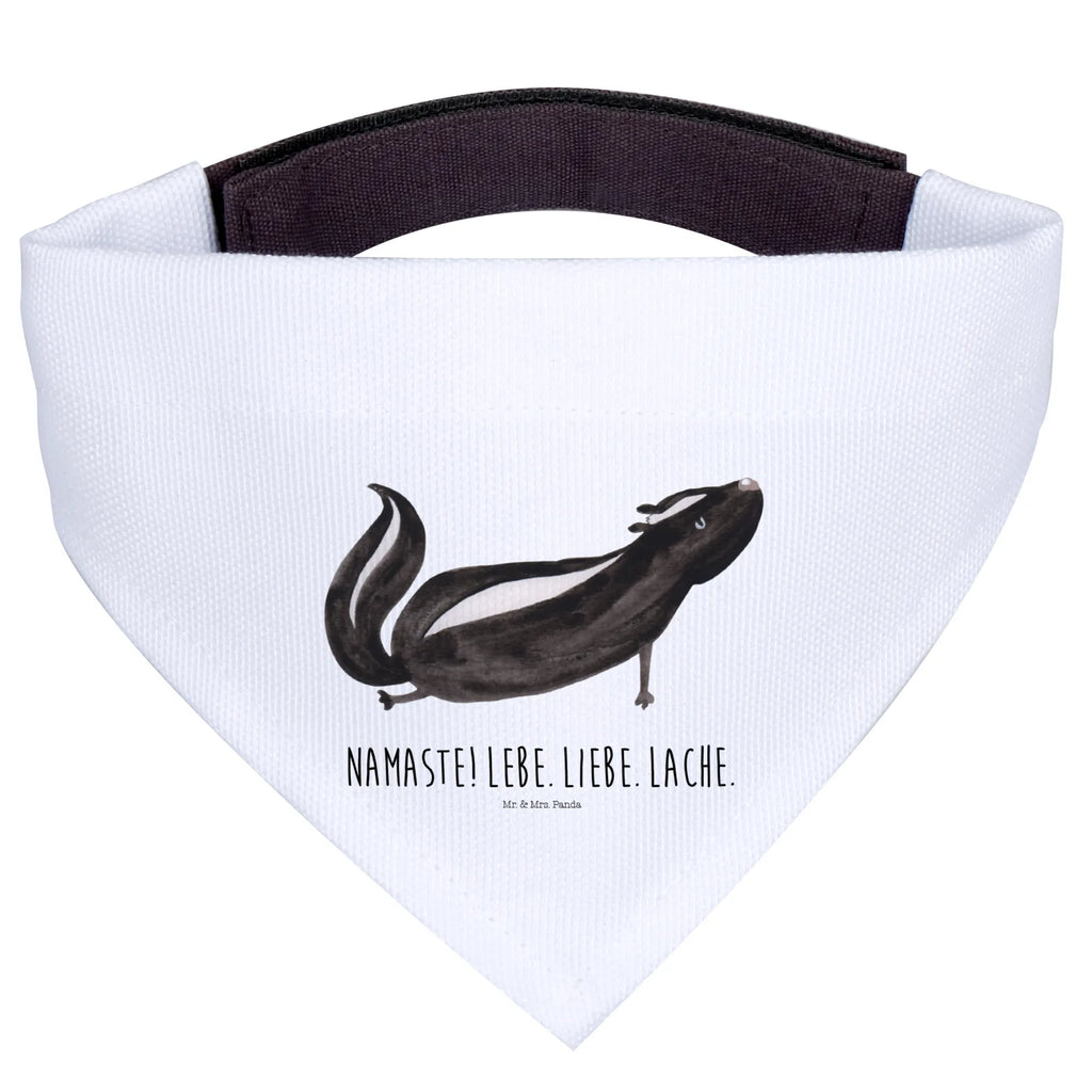 Chusta na szyję dla psa L skunks Joga Halstuch, Hunde, Kleine Hunde, Tuch, Hundehalstuch, Skunk, Stinktier, Stinker, Raubtier, Stinki, Lebe, Lache, Liebe, Yoga, Wildtier, Namaste