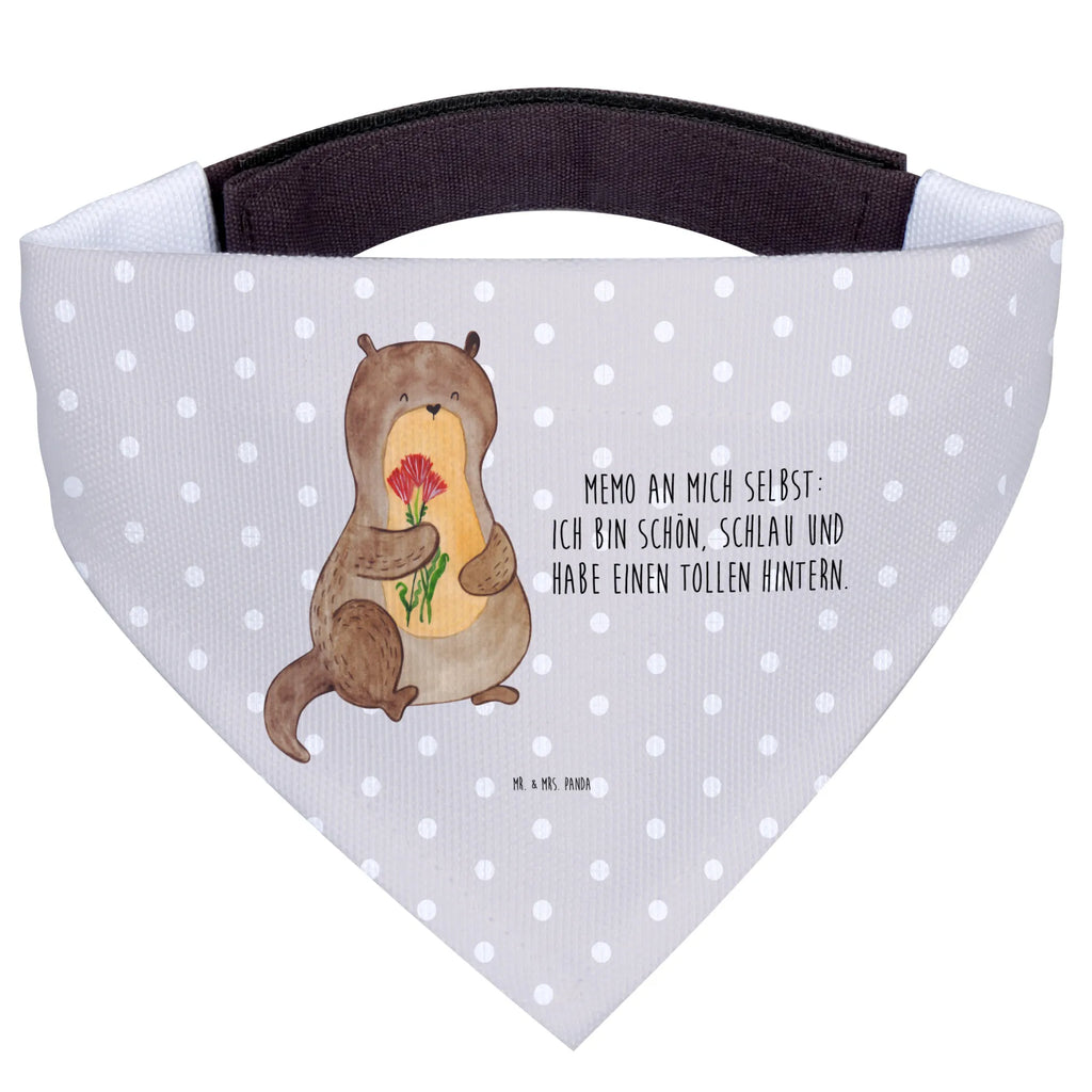 Hundehalstuch Otter Blumenstrauß Hundehalstuch, Hunde, Kleine Hunde, Tuch, Halstuch, Seeotter, Fischotter, Otter, Otter Seeotter See Otter