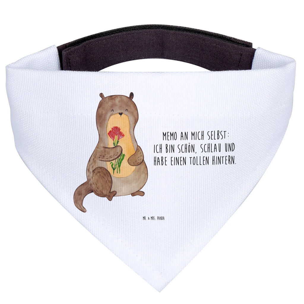 Hundehalstuch Otter Blumenstrauß Hundehalstuch, Hunde, Kleine Hunde, Tuch, Halstuch, Seeotter, Fischotter, Otter, Otter Seeotter See Otter