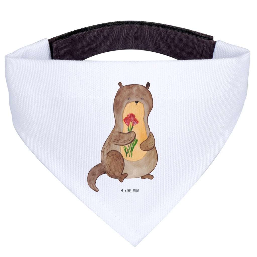 Hundehalstuch Otter Blumenstrauß Hundehalstuch, Hunde, Kleine Hunde, Tuch, Halstuch, Seeotter, Fischotter, Otter, Otter Seeotter See Otter