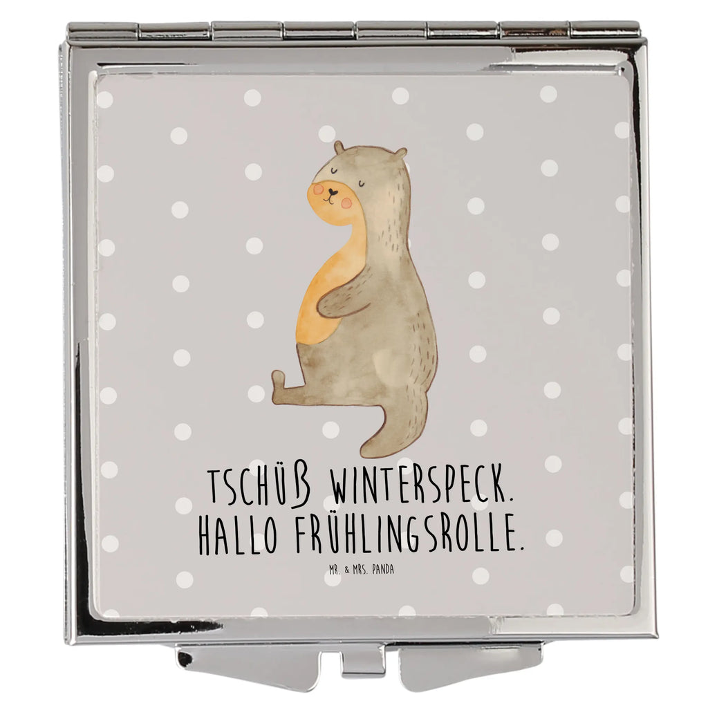 Handbag mirror otter Belly Schminkspiegel Kompakt, Spiegel Für Schminktasche, Kompaktspiegel, Reise Spiegel, Klappbarer Handspiegel, Handspiegel Für Damen, Spiegel Für Unterwegs, Tragbarer Spiegel, Klappspiegel, Design Taschenspiegel, Schminkspiegel To Go, Quadratischer Handspiegel, Handspiegel Mit Hülle, Taschenspiegel, Spiegel Für Make-Up Tasche, Taschen-Kosmetikspiegel, Vintage Kompaktspiegel, Klappbarer Taschenspiegel, Spiegel Für Handtasche, Handtaschenspiegel, Handspiegel Zum Mitnehmen, Deko Handspiegel, Handspiegel Geschenkidee, Silber, Mini Spiegel, Kosmetikspiegel Klein, Runder Taschenspiegel, Fischotter, Otter, Seeotter, Otter Seeotter See Otter
