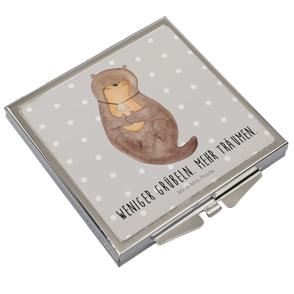 Handbag mirror otter shell Kosmetikspiegel Klein, Silber, Taschenspiegel, Handspiegel Für Damen, Tragbarer Spiegel, Handspiegel Geschenkidee, Handtaschenspiegel, Spiegel Für Handtasche, Klappbarer Taschenspiegel, Runder Taschenspiegel, Kompaktspiegel, Schminkspiegel Kompakt, Design Taschenspiegel, Mini Spiegel, Quadratischer Handspiegel, Deko Handspiegel, Handspiegel Zum Mitnehmen, Vintage Kompaktspiegel, Handspiegel Mit Hülle, Schminkspiegel To Go, Reise Spiegel, Klappbarer Handspiegel, Klappspiegel, Taschen-Kosmetikspiegel, Spiegel Für Schminktasche, Spiegel Für Make-Up Tasche, Spiegel Für Unterwegs, Fischotter, Otter, Seeotter, Tagträumen, Grübeln, Träumen, Otterliebe, Büro, Motivation