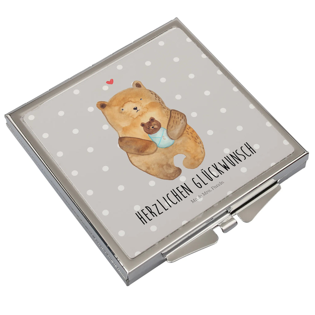 Handtaschenspiegel quadratisch Bär mit Baby Handtaschenspiegel, Handspiegel Zum Mitnehmen, Spiegel Für Schminktasche, Deko Handspiegel, Spiegel Für Make-Up Tasche, Handspiegel Mit Hülle, Quadratischer Handspiegel, Klappbarer Taschenspiegel, Vintage Kompaktspiegel, Handspiegel Für Damen, Schminkspiegel Kompakt, Design Taschenspiegel, Klappspiegel, Reise Spiegel, Runder Taschenspiegel, Handspiegel Geschenkidee, Mini Spiegel, Kosmetikspiegel Klein, Klappbarer Handspiegel, Kompaktspiegel, Taschen-Kosmetikspiegel, Spiegel Für Unterwegs, Schminkspiegel To Go, Spiegel Für Handtasche, Tragbarer Spiegel, Taschenspiegel, Bär, Teddy, Teddybär, Enkel, Eltern, Baby, Nichte, Neffe, Mutter, Glückwunsch, Täufling, Enkelin, Taufe, Geburt, Geburtstag