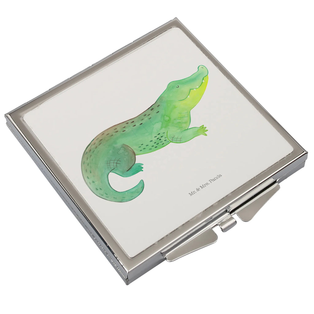 Handbag mirror Crocodile Taschenspiegel, Handspiegel Für Damen, Schminkspiegel To Go, Silber, Quadratischer Handspiegel, Reise Spiegel, Klappspiegel, Tragbarer Spiegel, Spiegel Für Handtasche, Mini Spiegel, Kompaktspiegel, Klappbarer Taschenspiegel, Vintage Kompaktspiegel, Deko Handspiegel, Kosmetikspiegel Klein, Runder Taschenspiegel, Schminkspiegel Kompakt, Design Taschenspiegel, Handspiegel Mit Hülle, Spiegel Für Schminktasche, Spiegel Für Unterwegs, Handspiegel Zum Mitnehmen, Spiegel Für Make-Up Tasche, Taschen-Kosmetikspiegel, Handtaschenspiegel, Klappbarer Handspiegel, Handspiegel Geschenkidee, Meer, Urlaub, Meerestiere, Reiselust, Krokodile, Beste Freundin, Spontan sein, Abenteuerlust, Freundin, Verrückt sein, Lieblingsmensch, Krokodil
