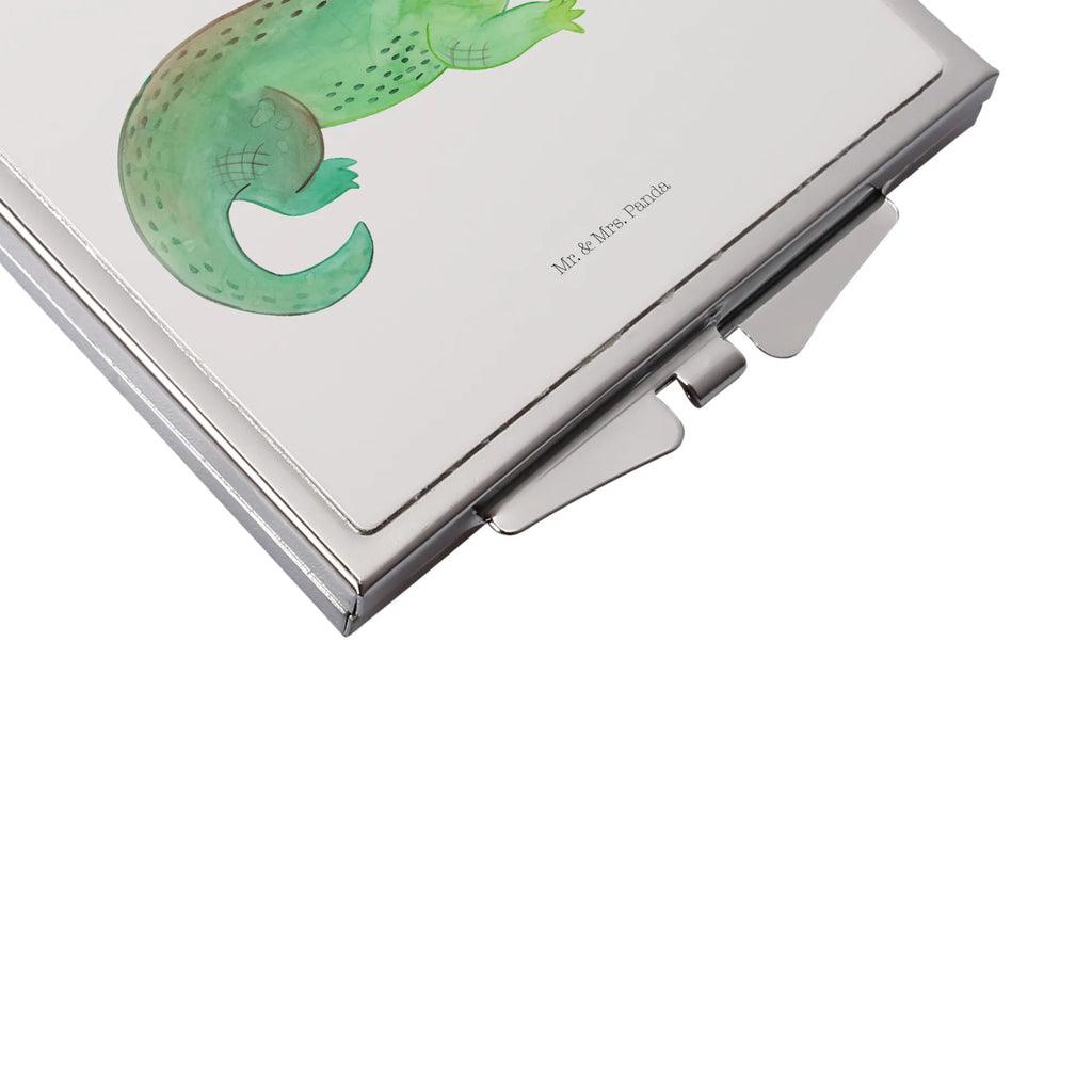 Handbag mirror Crocodile Taschenspiegel, Handspiegel Für Damen, Schminkspiegel To Go, Silber, Quadratischer Handspiegel, Reise Spiegel, Klappspiegel, Tragbarer Spiegel, Spiegel Für Handtasche, Mini Spiegel, Kompaktspiegel, Klappbarer Taschenspiegel, Vintage Kompaktspiegel, Deko Handspiegel, Kosmetikspiegel Klein, Runder Taschenspiegel, Schminkspiegel Kompakt, Design Taschenspiegel, Handspiegel Mit Hülle, Spiegel Für Schminktasche, Spiegel Für Unterwegs, Handspiegel Zum Mitnehmen, Spiegel Für Make-Up Tasche, Taschen-Kosmetikspiegel, Handtaschenspiegel, Klappbarer Handspiegel, Handspiegel Geschenkidee, Meer, Urlaub, Meerestiere, Reiselust, Krokodile, Beste Freundin, Spontan sein, Abenteuerlust, Freundin, Verrückt sein, Lieblingsmensch, Krokodil