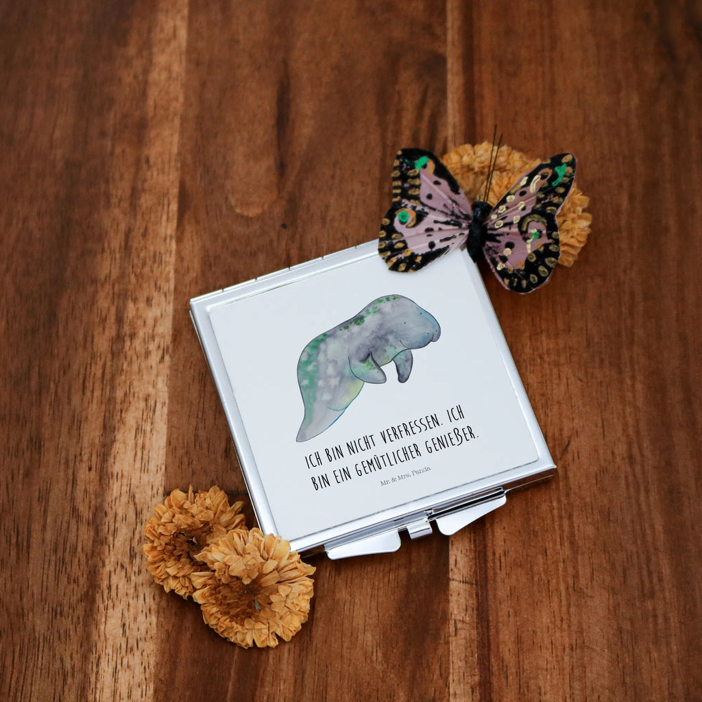 Handbag mirror manatee Relax Handspiegel Mit Hülle, Spiegel Für Unterwegs, Schminkspiegel To Go, Spiegel Für Make-Up Tasche, Kompaktspiegel, Silber, Handspiegel Geschenkidee, Handtaschenspiegel, Mini Spiegel, Spiegel Für Handtasche, Runder Taschenspiegel, Klappbarer Taschenspiegel, Klappbarer Handspiegel, Klappspiegel, Handspiegel Für Damen, Spiegel Für Schminktasche, Reise Spiegel, Vintage Kompaktspiegel, Design Taschenspiegel, Taschenspiegel, Tragbarer Spiegel, Quadratischer Handspiegel, Kosmetikspiegel Klein, Taschen-Kosmetikspiegel, Handspiegel Zum Mitnehmen, Deko Handspiegel, Schminkspiegel Kompakt, Meer, Urlaub, Meerestiere, Süßigkeiten, Abnehmen, Zucker, Diät, Essen, Seekühe, Diätwahn, Seekuh