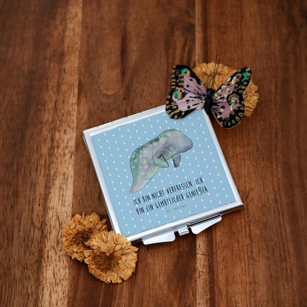 Handbag mirror manatee Relax Handspiegel Mit Hülle, Spiegel Für Unterwegs, Schminkspiegel To Go, Spiegel Für Make-Up Tasche, Kompaktspiegel, Silber, Handspiegel Geschenkidee, Handtaschenspiegel, Mini Spiegel, Spiegel Für Handtasche, Runder Taschenspiegel, Klappbarer Taschenspiegel, Klappbarer Handspiegel, Klappspiegel, Handspiegel Für Damen, Spiegel Für Schminktasche, Reise Spiegel, Vintage Kompaktspiegel, Design Taschenspiegel, Taschenspiegel, Tragbarer Spiegel, Quadratischer Handspiegel, Kosmetikspiegel Klein, Taschen-Kosmetikspiegel, Handspiegel Zum Mitnehmen, Deko Handspiegel, Schminkspiegel Kompakt, Meer, Urlaub, Meerestiere, Süßigkeiten, Abnehmen, Zucker, Diät, Essen, Seekühe, Diätwahn, Seekuh