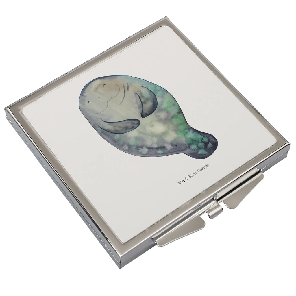 Handtaschenspiegel quadratisch Seekuh Happy Tragbarer Spiegel, Schminkspiegel To Go, Deko Handspiegel, Vintage Kompaktspiegel, Handspiegel Für Damen, Taschen-Kosmetikspiegel, Klappbarer Handspiegel, Spiegel Für Unterwegs, Spiegel Für Make-Up Tasche, Handspiegel Mit Hülle, Quadratischer Handspiegel, Reise Spiegel, Spiegel Für Schminktasche, Handspiegel Zum Mitnehmen, Runder Taschenspiegel, Silber, Design Taschenspiegel, Taschenspiegel, Klappspiegel, Schminkspiegel Kompakt, Handspiegel Geschenkidee, Klappbarer Taschenspiegel, Spiegel Für Handtasche, Handtaschenspiegel, Kosmetikspiegel Klein, Mini Spiegel, Kompaktspiegel, Meer, Urlaub, Meerestiere, Zufrieden, Neuanfang, Seekühe, Neustart, Freundin, Seekuh, Liebeskummer, Achtsamkeit, Respekt, Selbstliebe