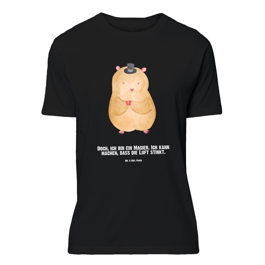 Personalisiertes T-Shirt Hamster mit Hut T-Shirt Personalisiert, T-Shirt mit Namen, T-Shirt mit Aufruck, Männer, Frauen, Wunschtext, Bedrucken, Tiermotive, Gute Laune, lustige Sprüche, Tiere, Hamster, Hut, Magier, Zylinder, Zwerghamster, Zauberer, Houdini