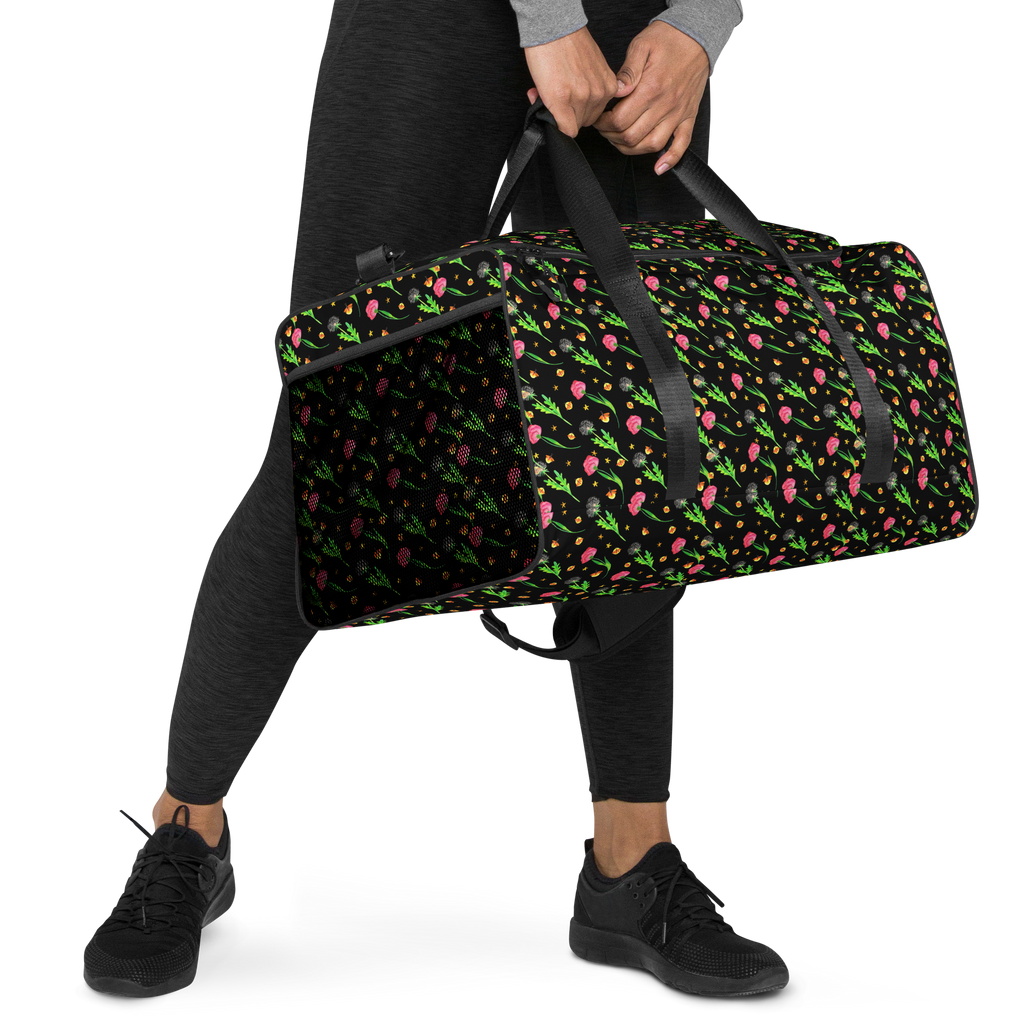 Reisetasche Glühwürmchen Design Reisetasche, Sporttasche, Glühwürmchen, Muster, Blumen, Pusteblumen