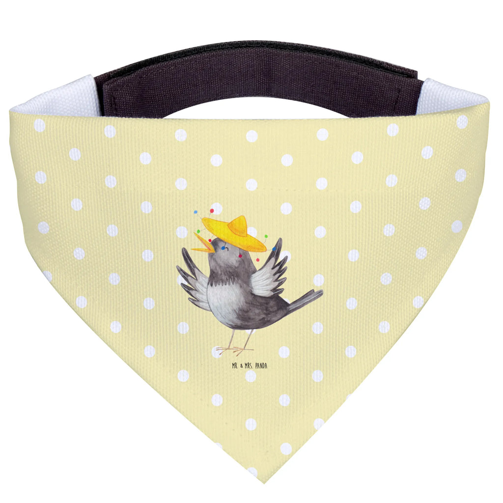 Hundehalstuch Rabe Sombrero Tuch, Hundehalstuch, Hunde, Kleine Hunde, Halstuch, Lustige Sprüche, Tiere, Tiermotive, Gute Laune, Froh, Motivation, Glück Spruch, Vogel, glücklich sein, Rabe, Elster, Spruch Positiv, Vögel, Fröhlich sein