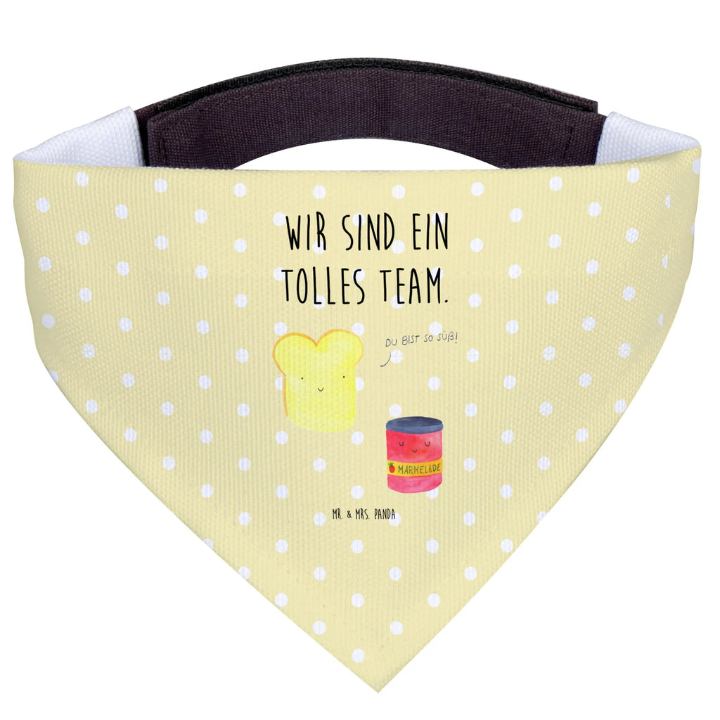 Hundehalstuch Toast & Marmelade klein, Halstuch, kleine Hunde, Hundehalstuch, Hunde, Tuch, Tiermotive, Gute Laune, lustige Sprüche, Tiere, Toastbrot, Küche Spruch, süße Postkarte, Marmelade, Dreamteam, Frühstück Einladung, Brot, Toast, süß, Küche Deko