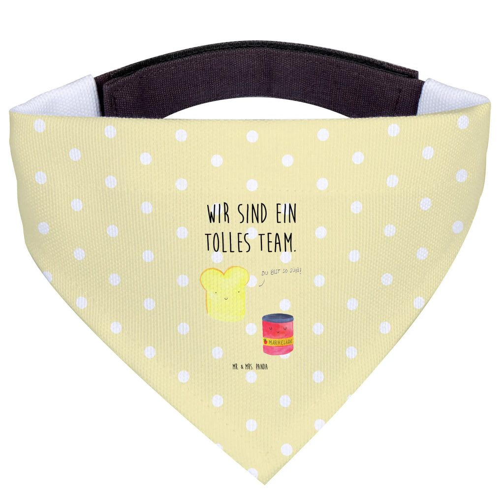 Hundehalstuch Toast & Marmelade klein, Halstuch, kleine Hunde, Hundehalstuch, Hunde, Tuch, Tiermotive, Gute Laune, lustige Sprüche, Tiere, Toastbrot, Küche Spruch, süße Postkarte, Marmelade, Dreamteam, Frühstück Einladung, Brot, Toast, süß, Küche Deko