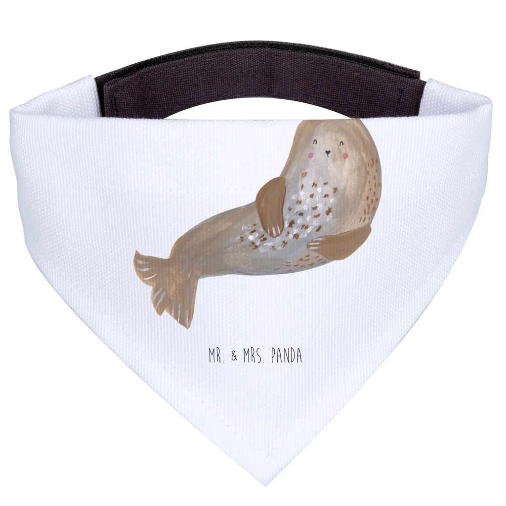 Hundehalstuch Robbe Lachen Halstuch, Kleine Hunde, Hunde, Tuch, Hundehalstuch, Gute Laune, Lustige Sprüche, Tiere, Tiermotive, Meerestier, Robbe, Nordsee, Ostsee, Seehund, Robben, Strand