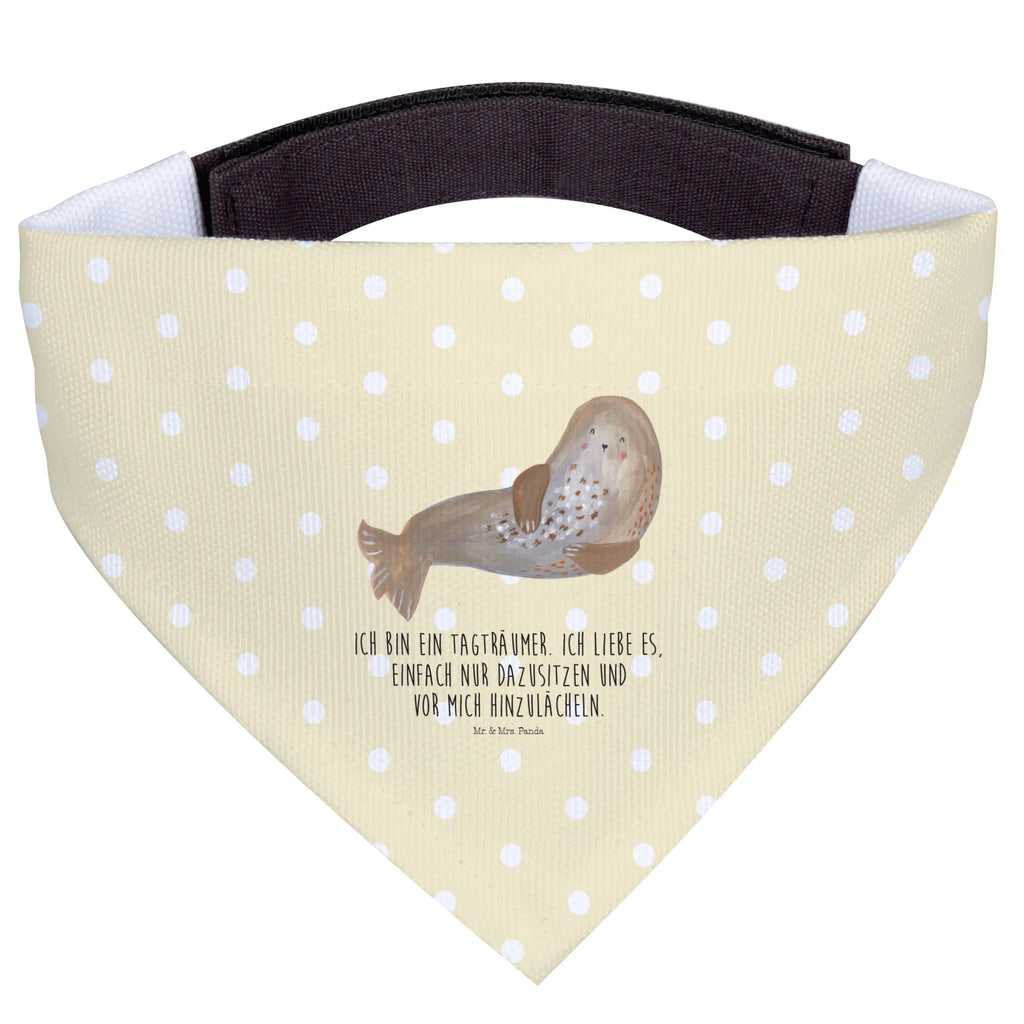 Hundehalstuch Robbe Lachen Halstuch, Kleine Hunde, Hunde, Tuch, Hundehalstuch, Gute Laune, Lustige Sprüche, Tiere, Tiermotive, Meerestier, Robbe, Nordsee, Ostsee, Seehund, Robben, Strand