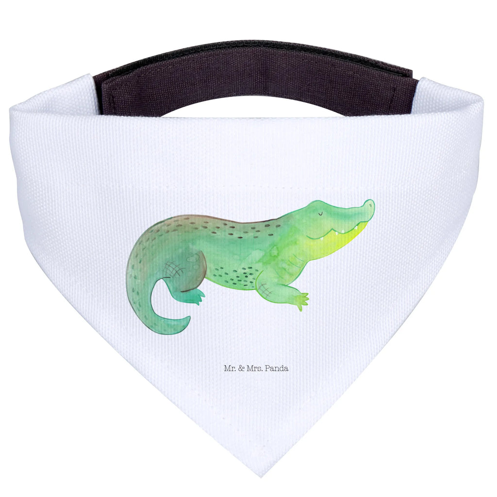 Chusta na szyję dla psa L Krokodyl Hundehalstuch, Mittelgroße Hunde, Mittel, Tuch, Halstuch, Hunde, Meerestiere, Urlaub, Meer, Krokodile, Abenteuerlust, Lieblingsmensch, Beste Freundin, Reiselust, Verrückt sein, Spontan sein, Krokodil, Freundin