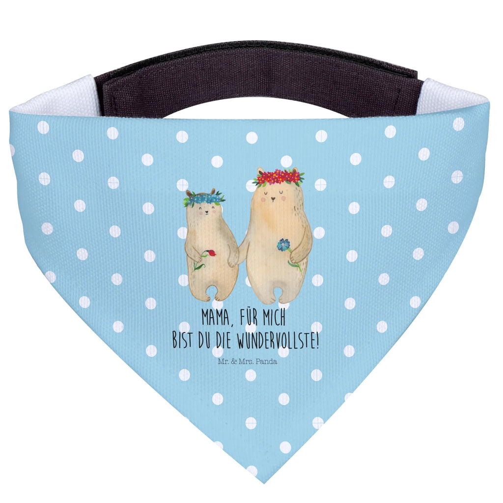 Dog neckerchief Bears with flower crown Mittel, Mittelgroße Hunde, Hundehalstuch, Hunde, Tuch, Halstuch, Bruder, Schwester, Familie, Opa, Oma, Papa, Mama, Vatertag, Muttertag, Family, Geschenk Mama. Muttertag, Mutter, Bär, Lieblingsmama, Tochter, Kind, Kinder, Vorbild, Töchter, Lieblingsmensch, Beste Mutter, Mami, Weltbeste Mama, Bären, Mutti